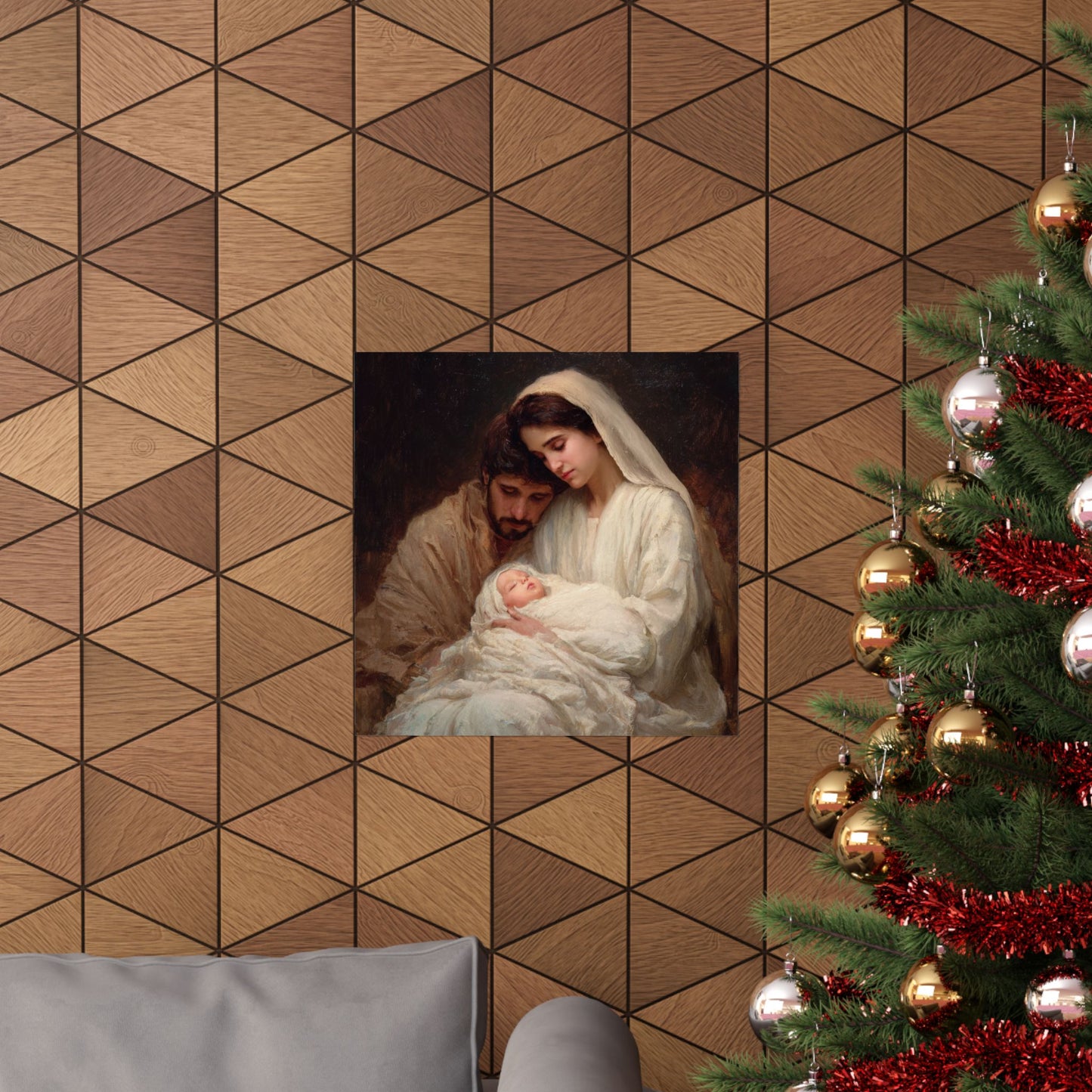 The Quiet Kingdom of the Holy Family - Sanctified Souls Print - Multiple Sizes - Premium Matte Vertical Posters