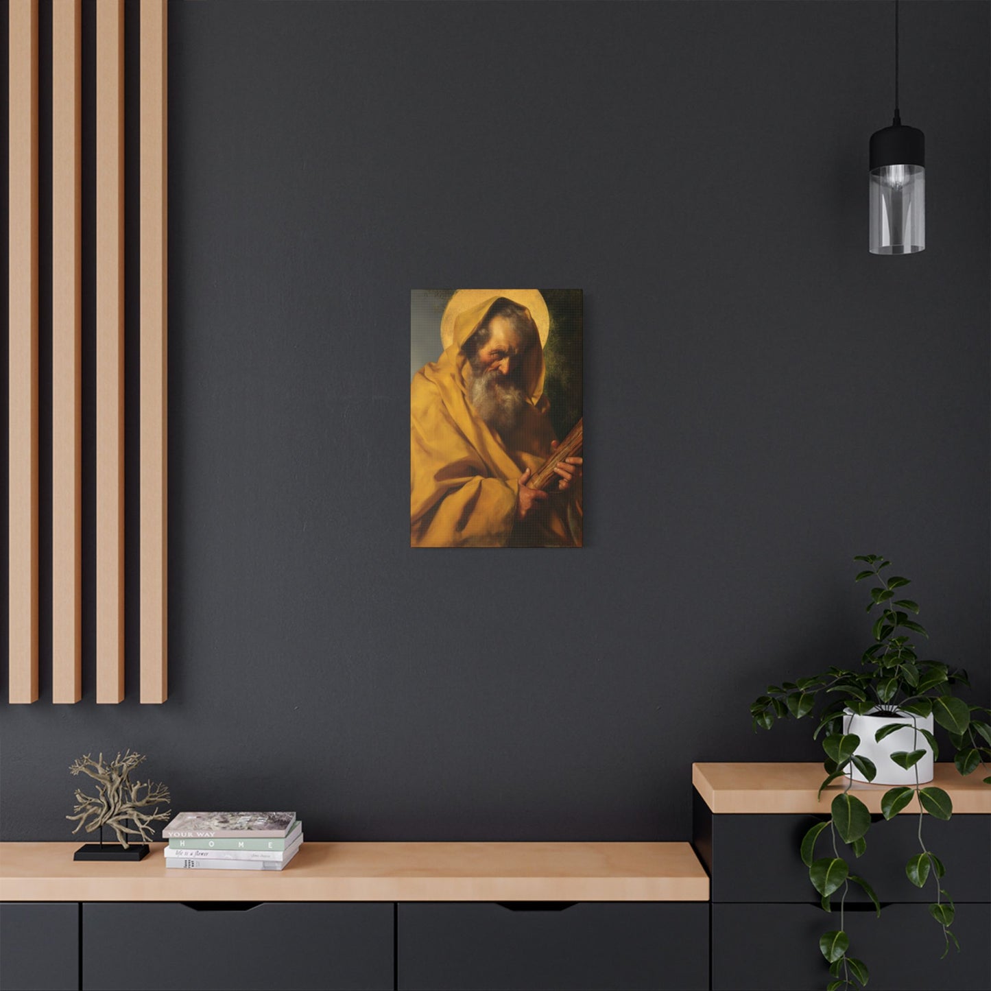 Saint James the Lesser - Apostle - Museum Wrapped Canvas - Print - Religious Art for your Home - Christian print - Prayer Room - Catholic