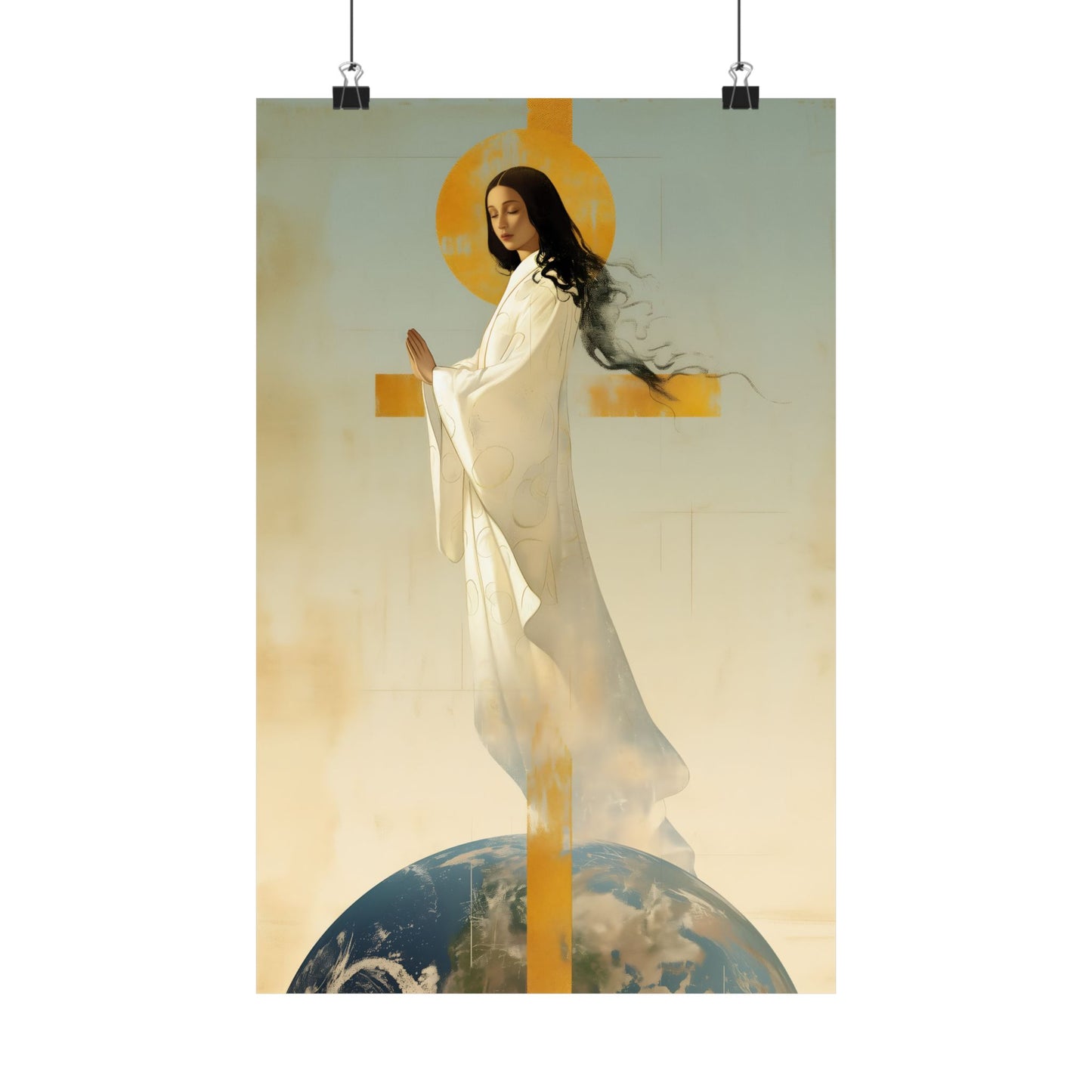 Our Lady of Akita - Mother Mary - Sanctified Souls Print - Multiple Sizes - Premium Matte Vertical Posters