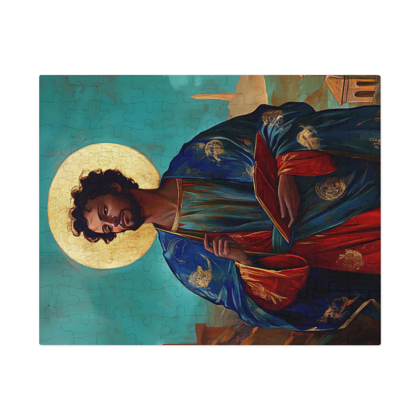 Saint Addal - Puzzle and Keepsake Tin - Religious (30, 110, 252, 500,1000) - Religious Puzzle - Gifts for Catholic Families