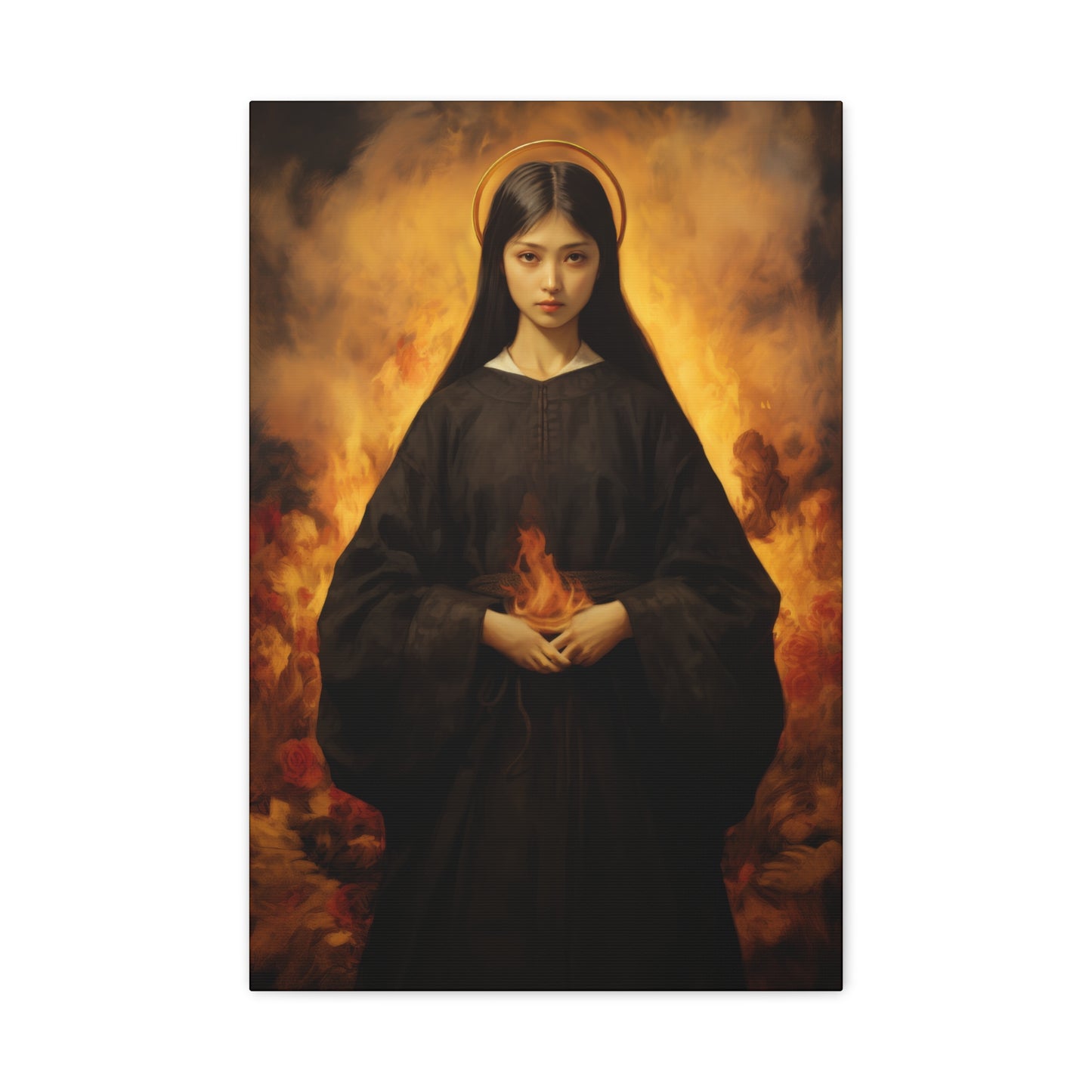Blessed Mary Magdalen Kiota - Museum Wrapped Canvas - Print - Religious Art for your Home - Christian print - Prayer Room Catholic Saint
