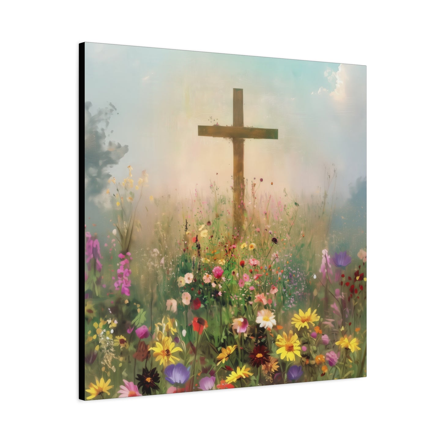 The Cross That Called the Earth to Life - Gallery Wrapped Canvas - Print - Religious Art for your Home - Catholic