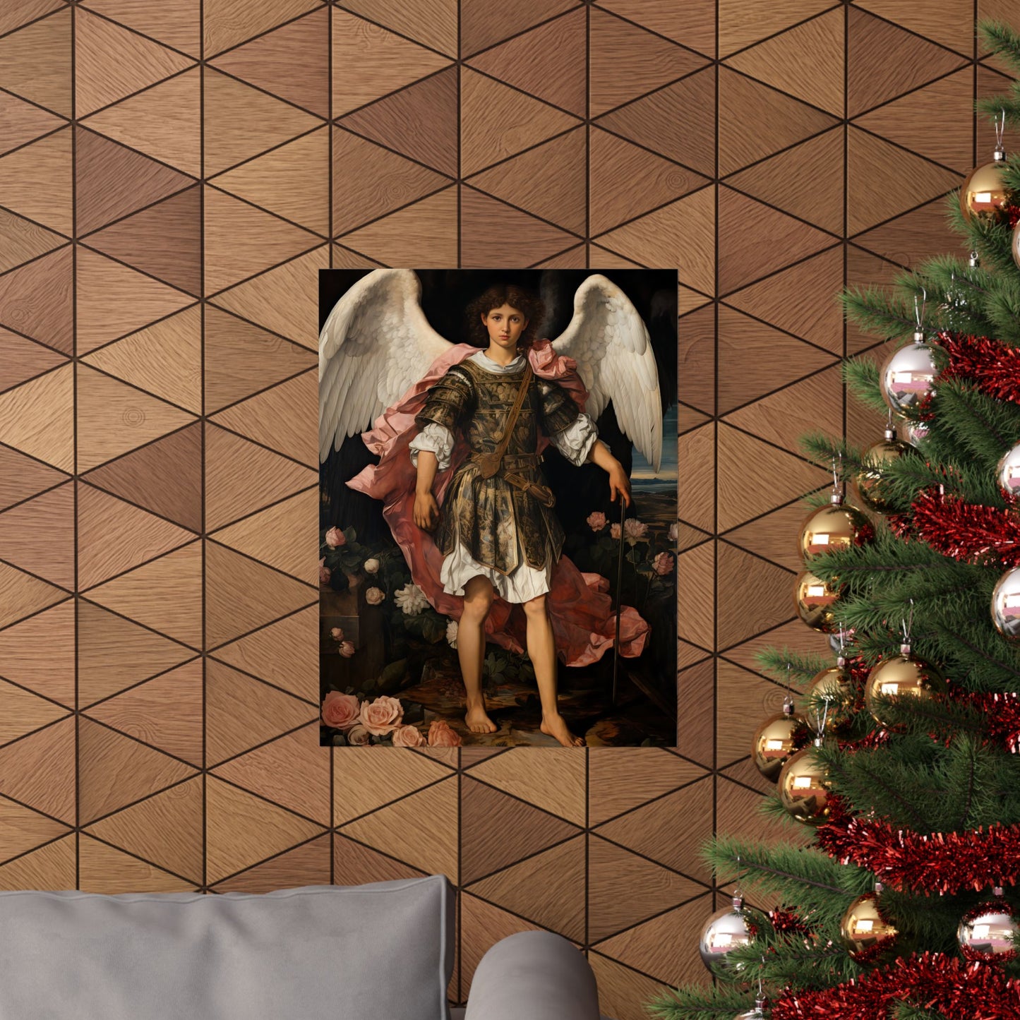 Saint Raphael the Archangel - Sanctified Souls Print - Multiple Sizes - Premium Matte Vertical Posters
