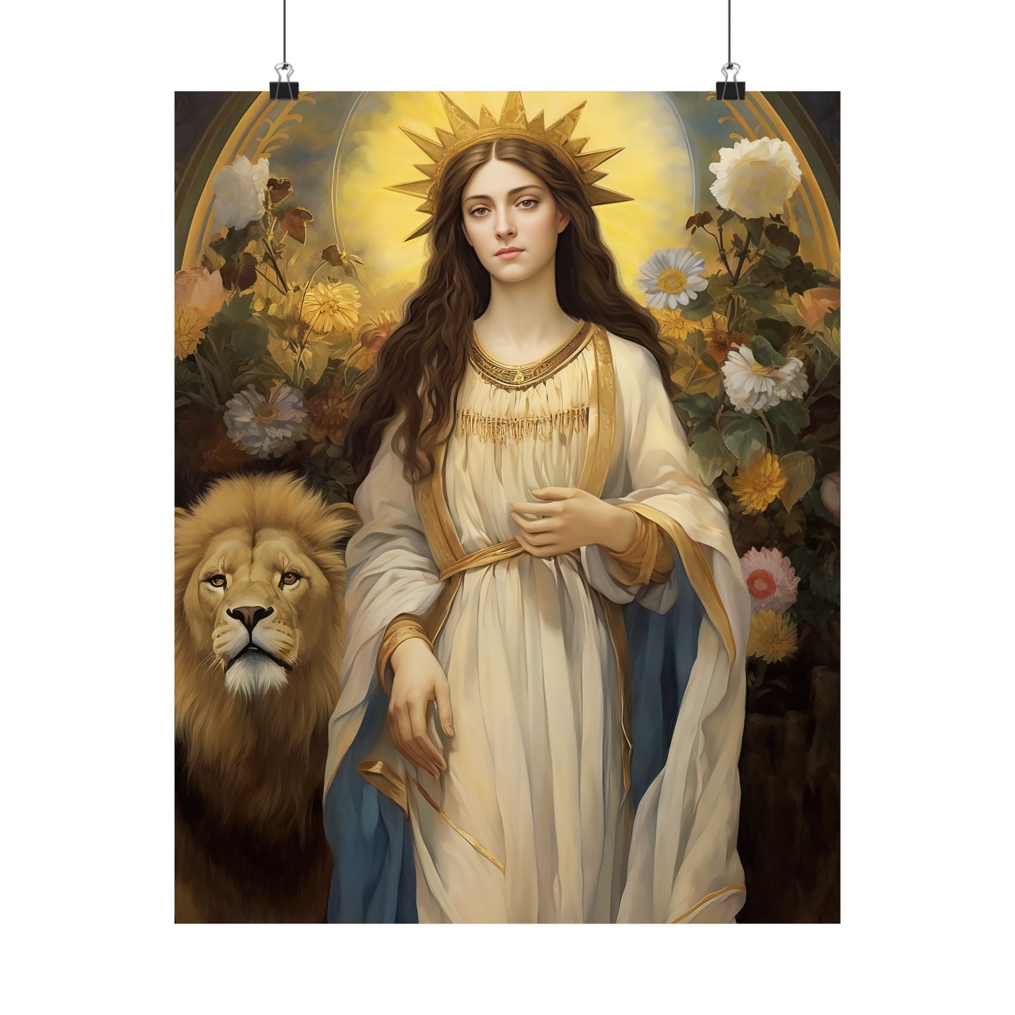 Saint Thecla - Sanctified Souls Print - Multiple Sizes - Premium Matte Vertical Posters