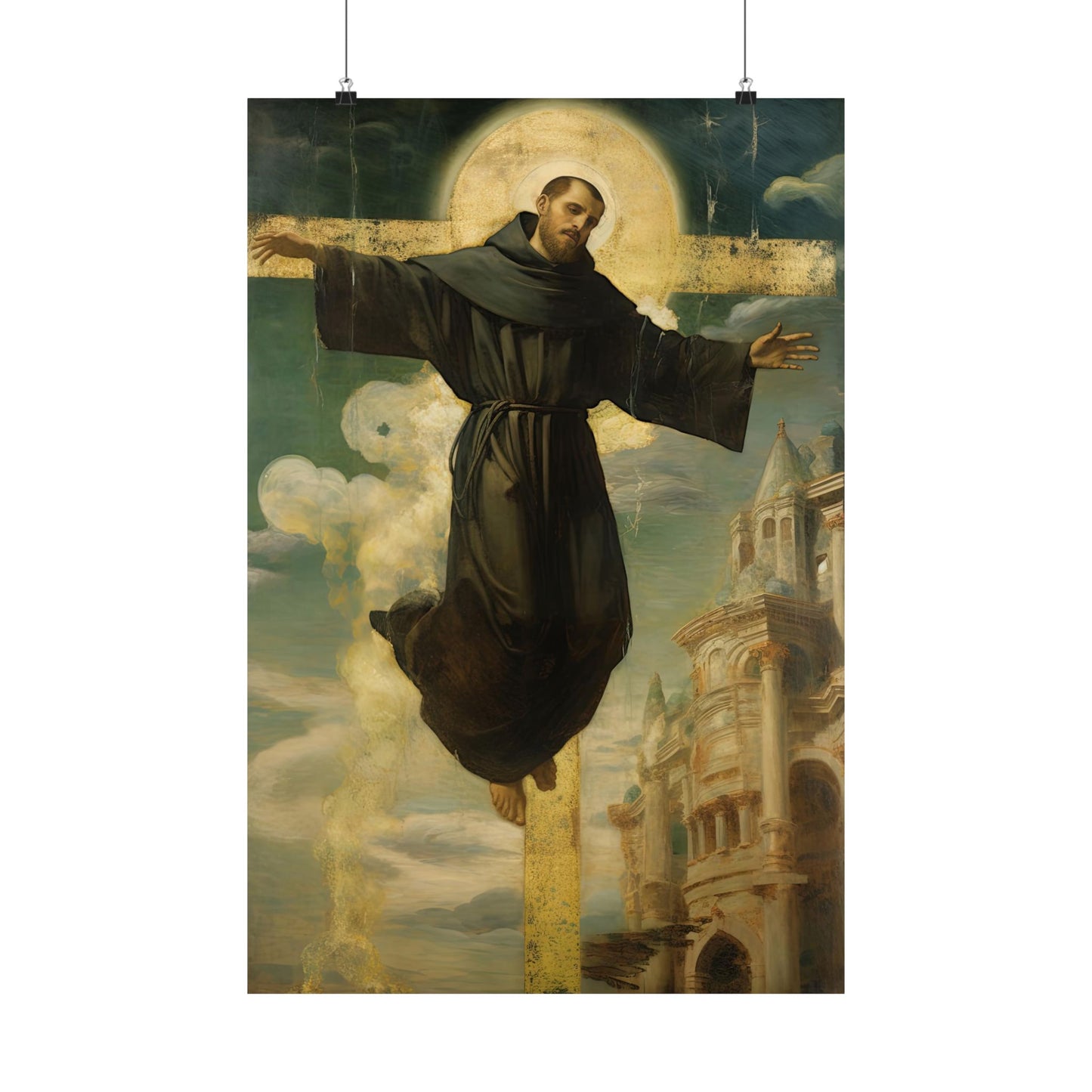 Saint Joseph of Cupertino Print - Sanctified Souls Print - Multiple Sizes - Premium Matte Vertical Posters