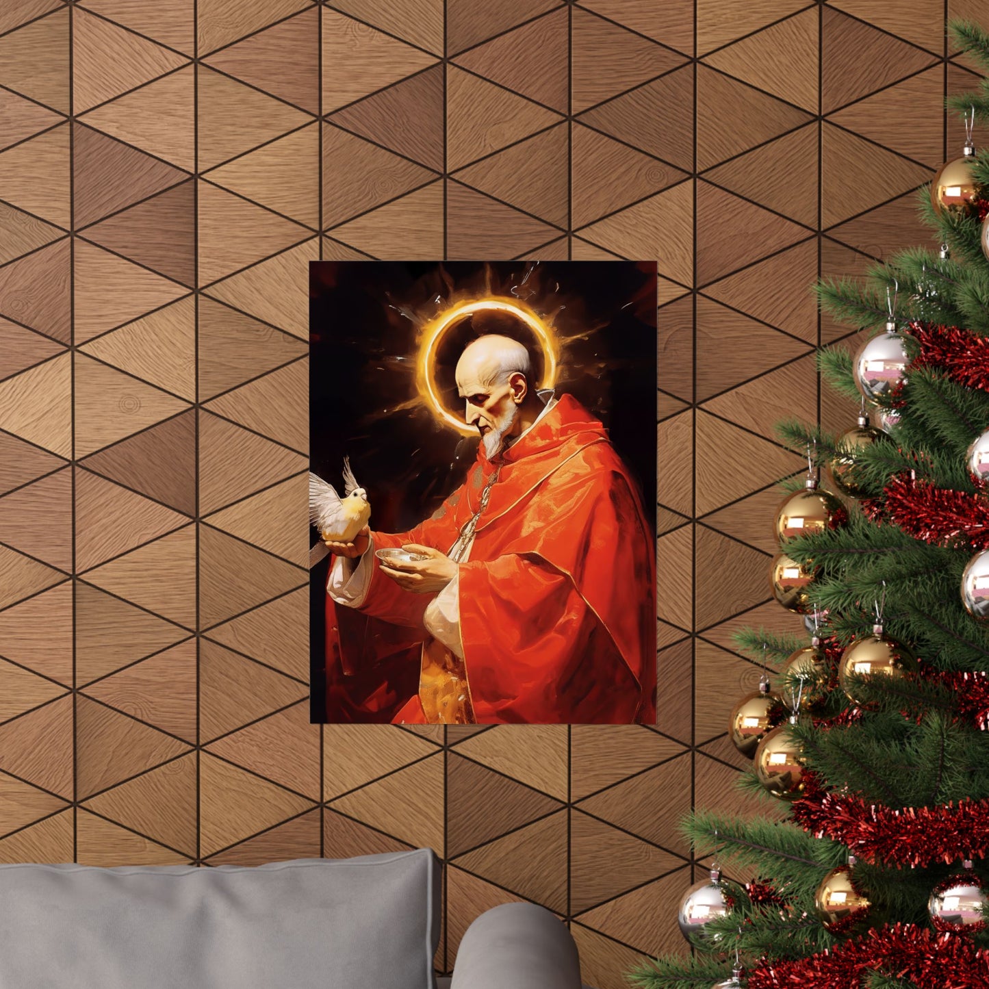 Pope Saint Gregory the Great Print - Sanctified Souls Print - Multiple Sizes - Premium Matte Vertical Posters