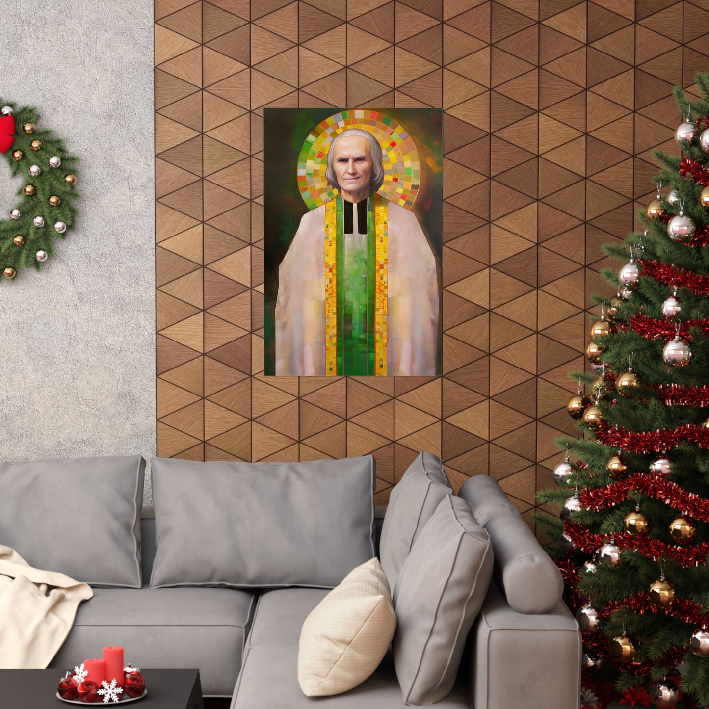 Saint John Vianney - Sanctified Souls Print - Multiple Sizes - Premium Matte Vertical Posters - Catholic Art - Religious Poster