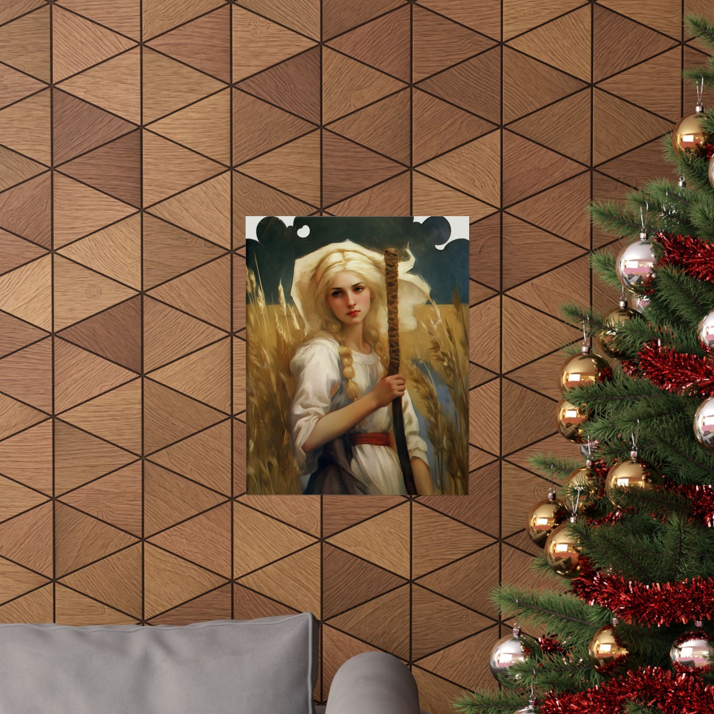 Saint Notburga Print - Sanctified Souls Print - Multiple Sizes - Premium Matte Vertical Posters