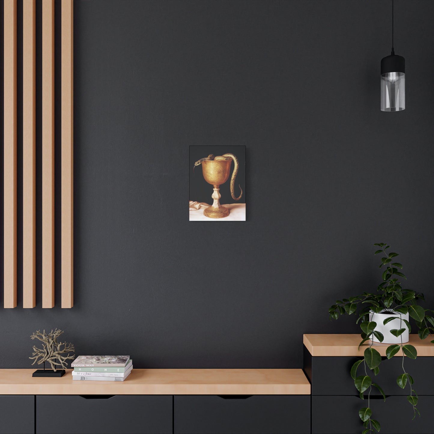 Saint John's Chalice - Gallery Wrapped Canvas - Print - Religious Art for your Home - Catholic