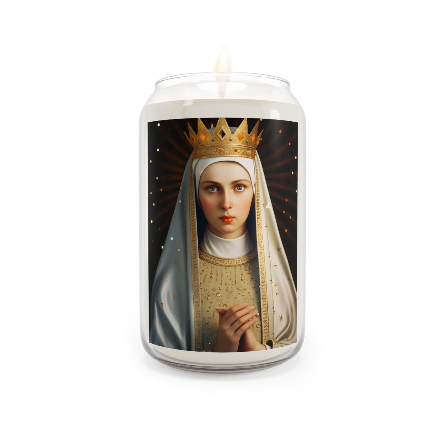 Saint Kinga of Poland  - Scented Prayer Candle, 13.75oz - Tall Size - Religious Prayer Candle - Catholic Art - Religious Gift - Fine Art