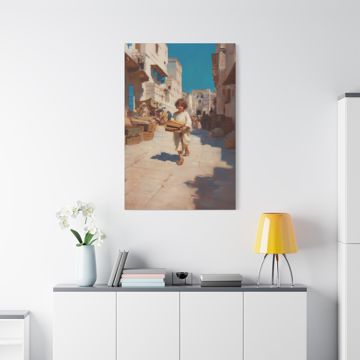 Nazareth and the Hidden Light of Christ - Gallery Wrapped Canvas - Print - Religious Art for your Home - Catholic Art