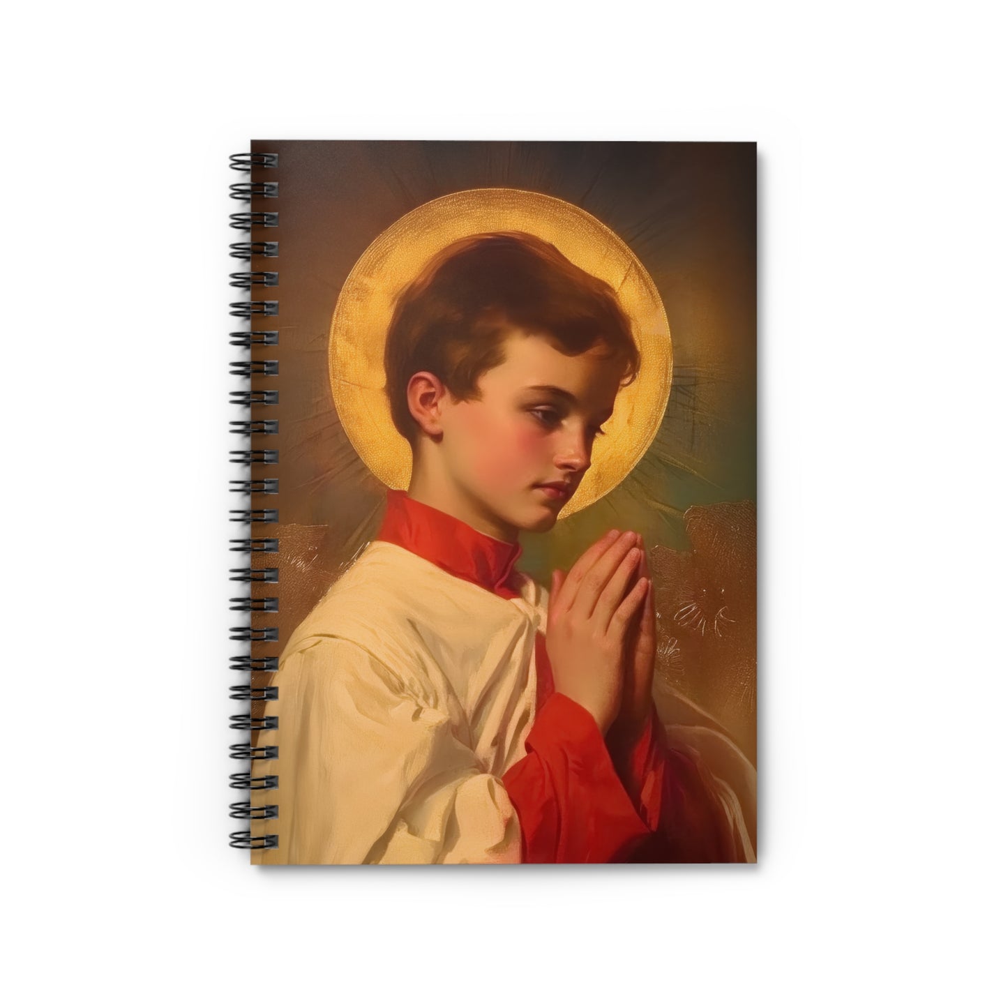 Saint Dominic Savio - Sanctified Souls Art - Religious - Spiral Notebook - Ruled - Catholic - Devotional Journal - Journal Diary