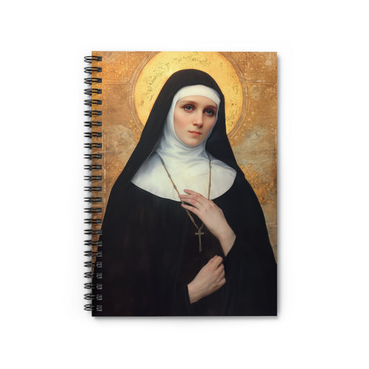 Saint Benedetta Cambiagio - Sanctified Souls Art - Religious - Spiral Notebook - Ruled Line - Catholic Religious art present gift