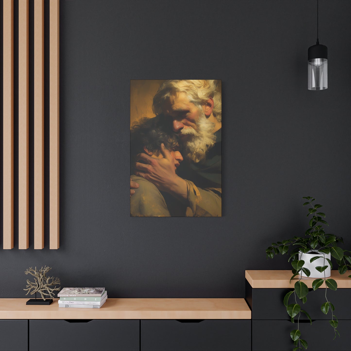 The Return of the Prodigal Son - Gallery Wrapped Canvas - Print - Religious Art for your Home - Catholic Art Print