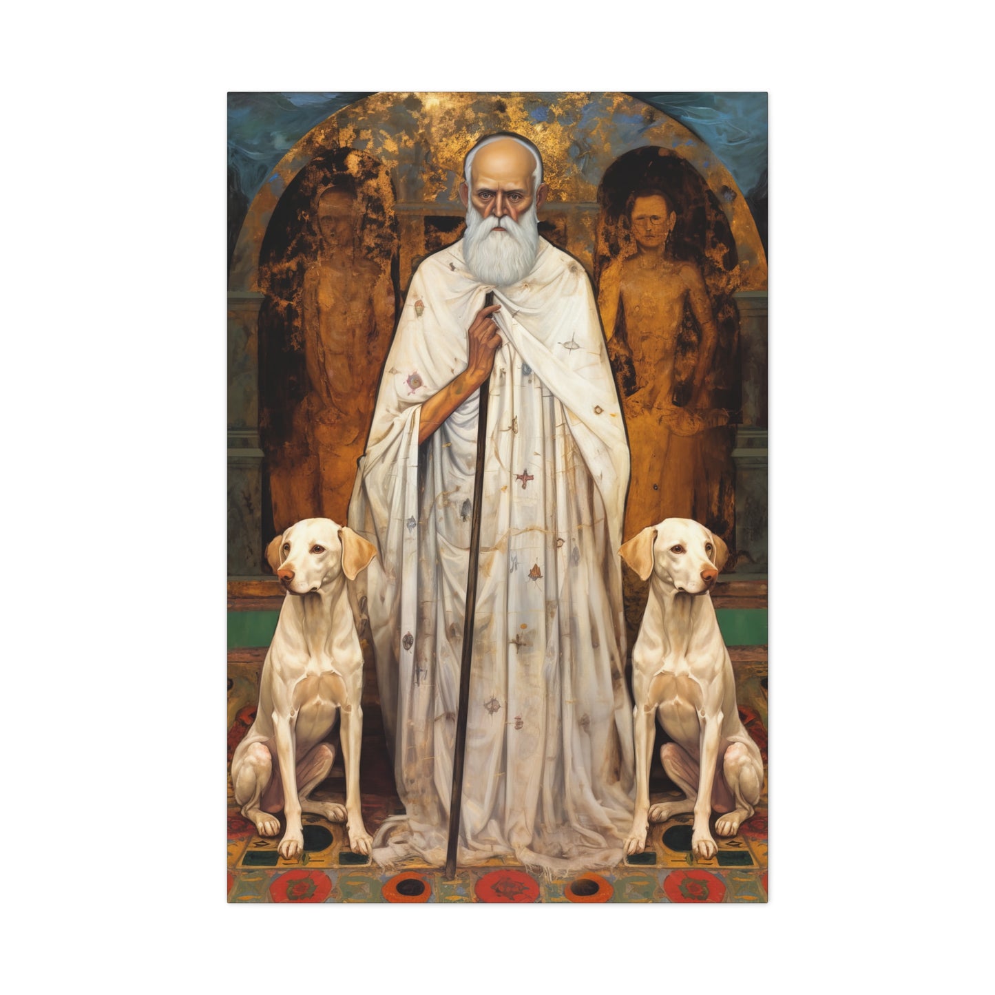 Saint Lazarus of Bethany Canvas Print - Multiple Sizes - Catholic Home art - Museum Wrapped Canvas - Sanctified Souls Print
