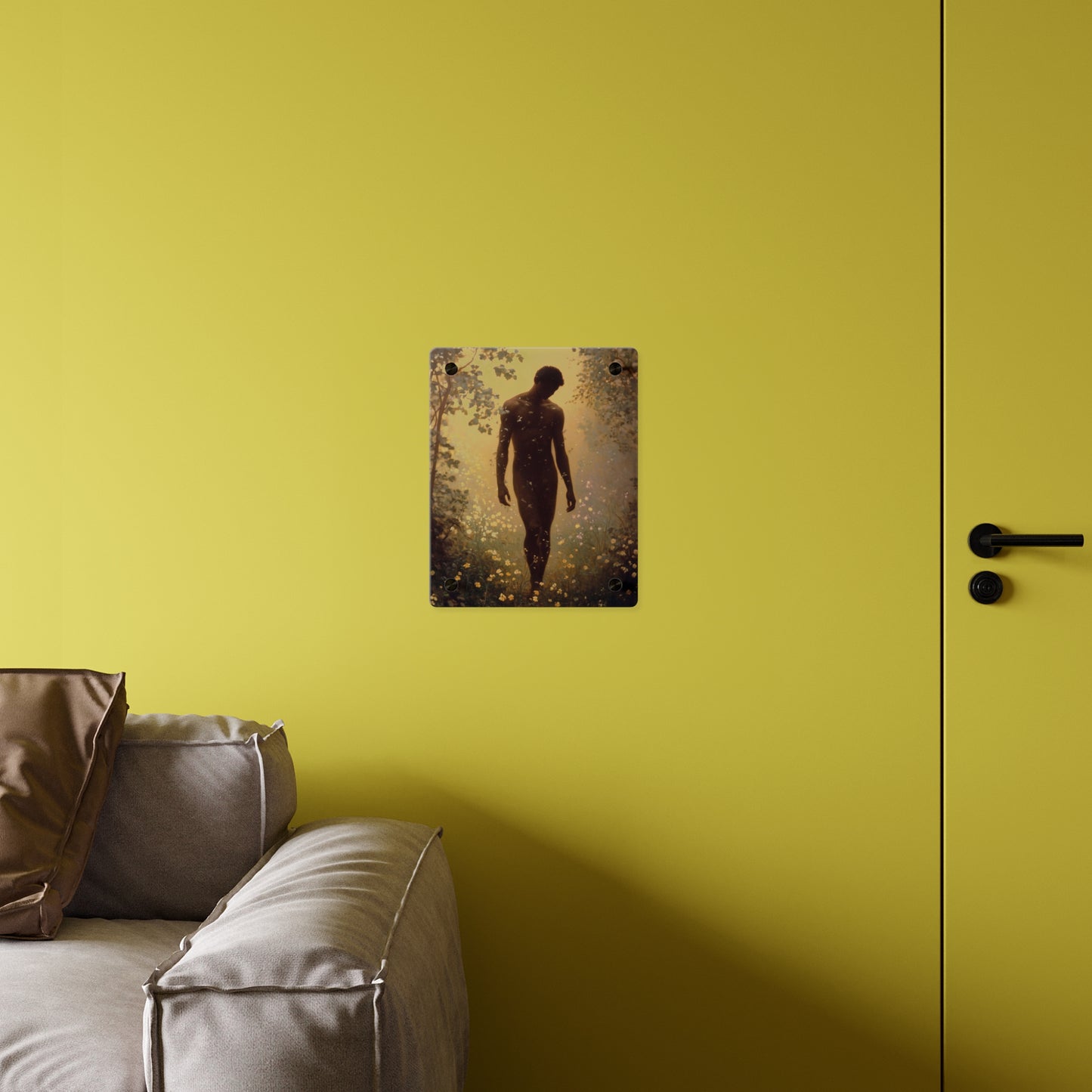 Saint Adam Wall Art Panel - Ready to Hang Acrylic Print - Catholic Saint Art - Patron Saint Print - No Frame needed