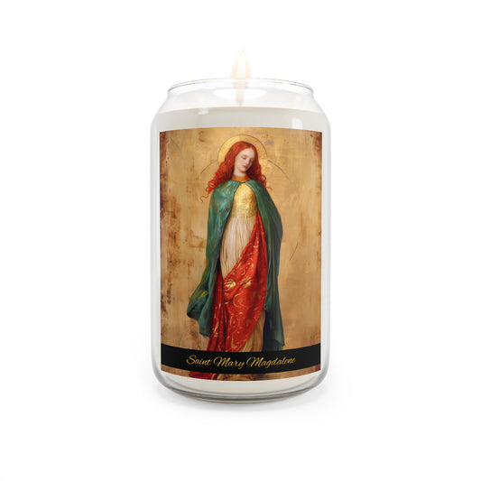 Resilient Spirit - Mary Magdalene's Faithful Path - Scented Prayer Candle, 13.75oz -  Candle - Catholic Art - prayer room Scented Candle