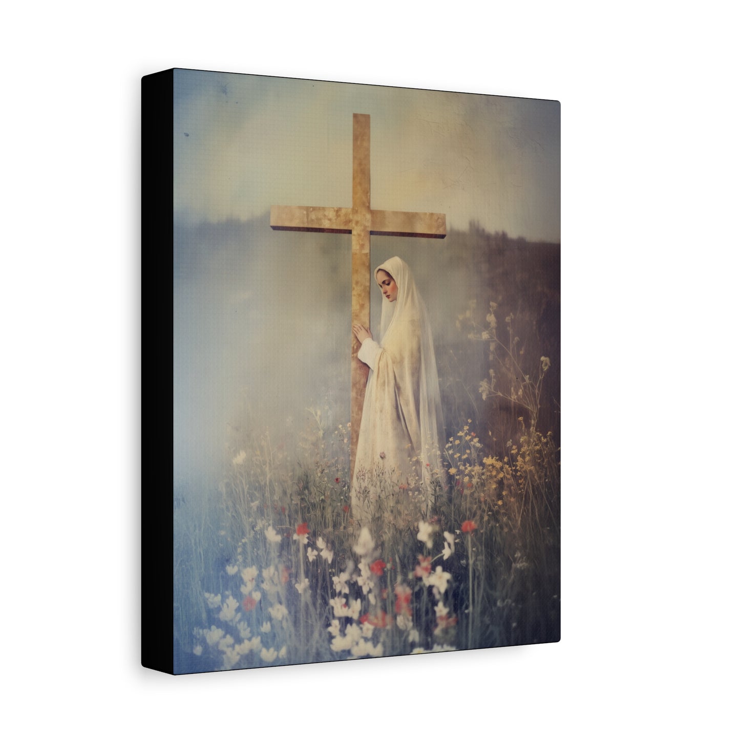 The Feast of the Exaltation of the Holy Cross - Multiple Sizes - Catholic Home art - Museum Wrapped Canvas - Sanctified Souls Print