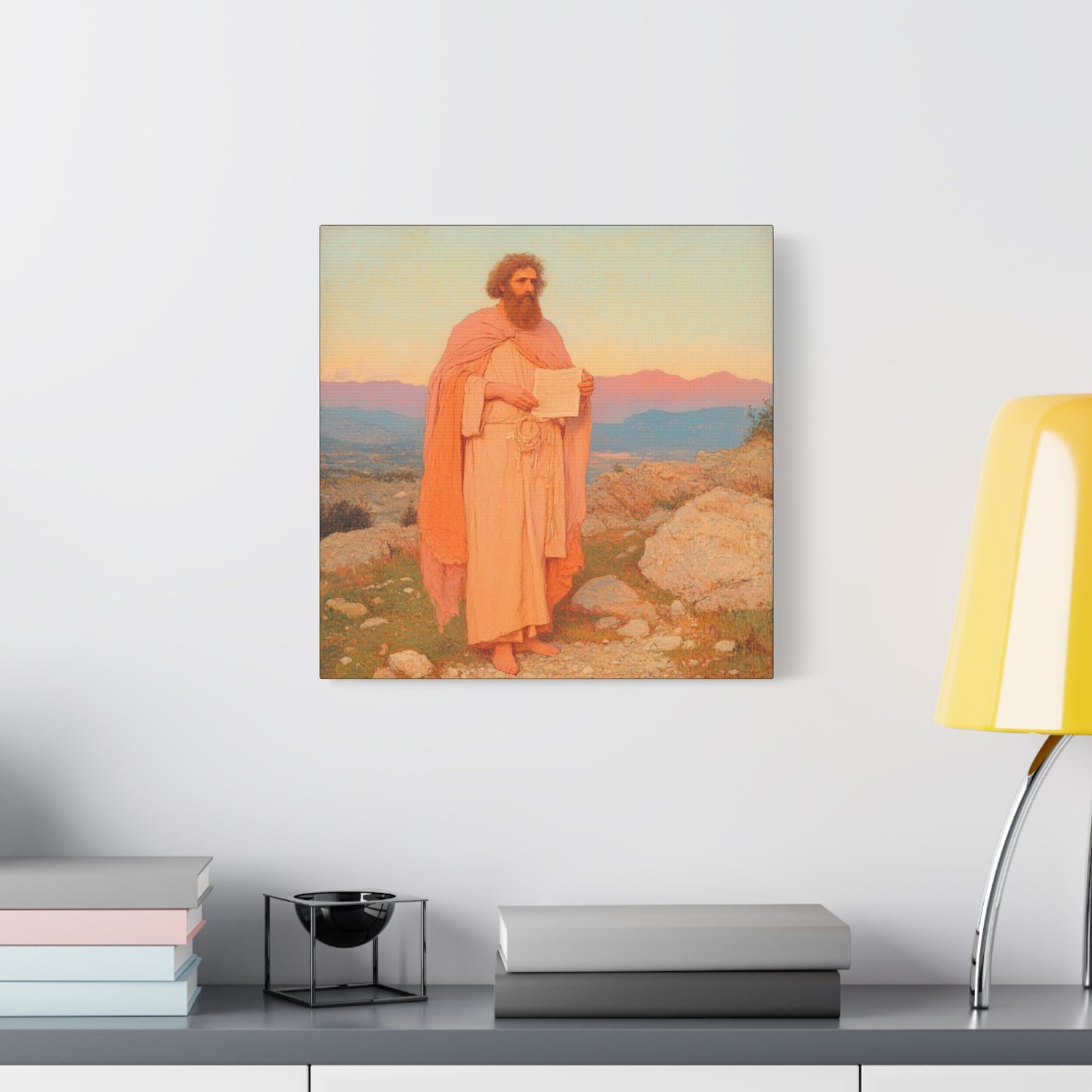 Obadiah - Keeper of the Lord's Warning and Mercy - Gallery Wrapped Canvas - Print - Religious Art for your Home - Catholic Art