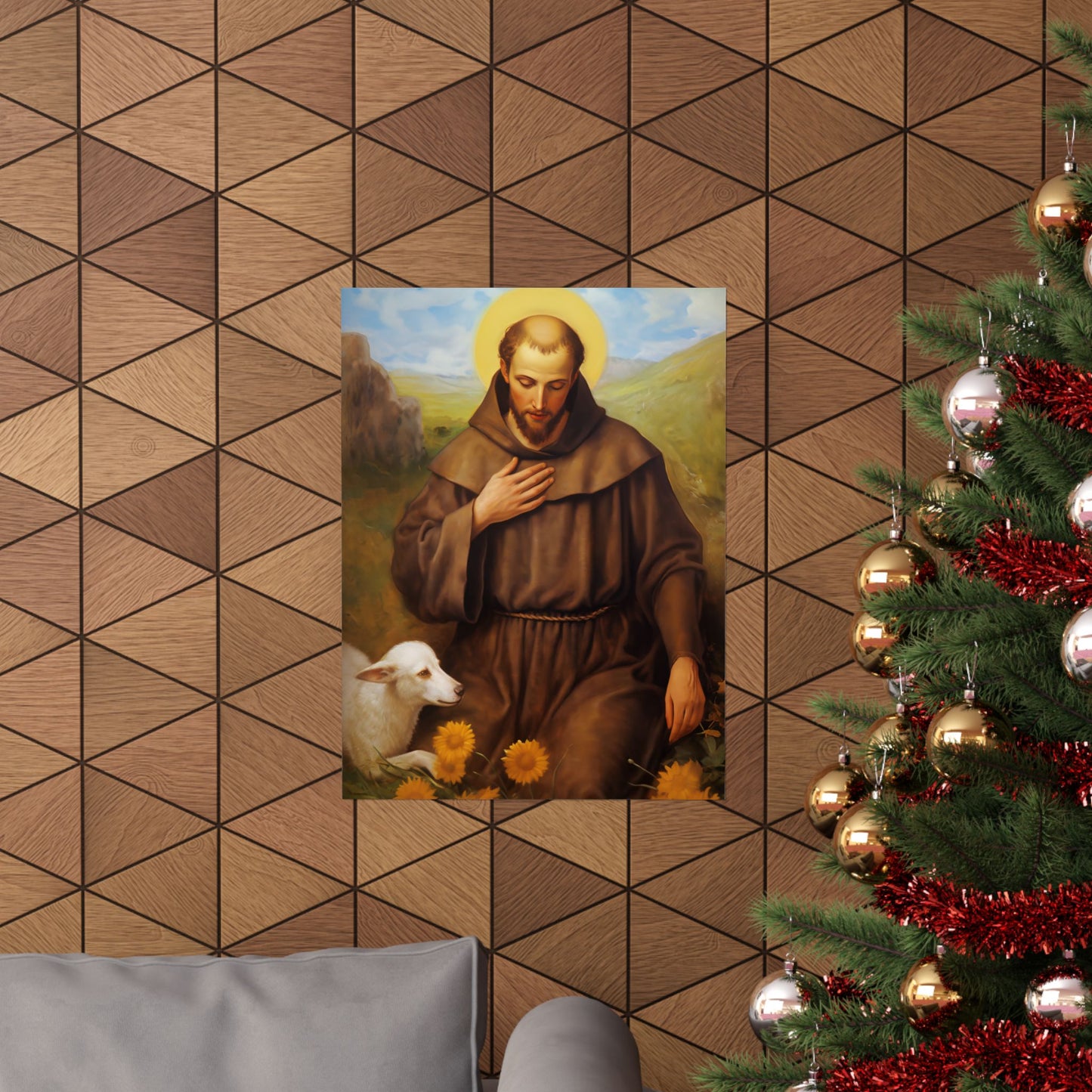 Saint Francis of Assisi - Sanctified Souls Print - Multiple Sizes - Premium Matte Vertical Posters