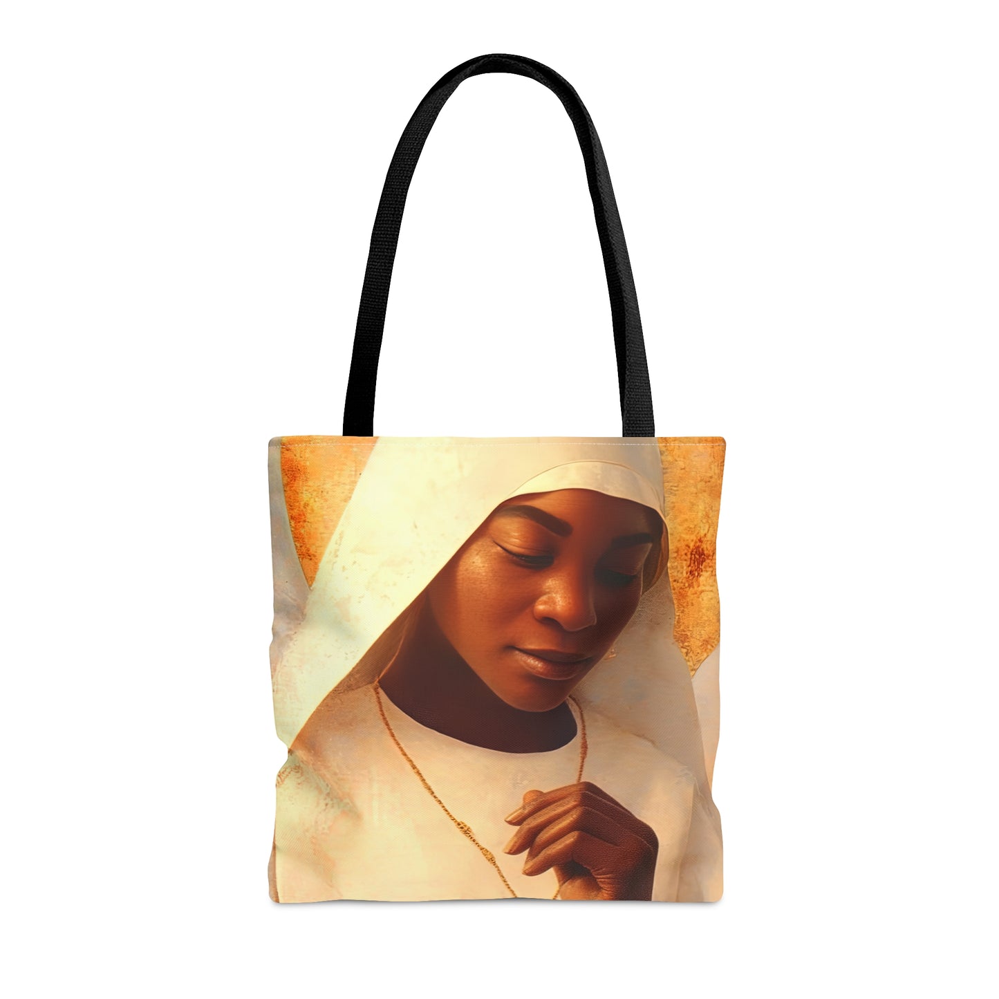 Blessed Marie-Clementine Anuarite Nengapeta Tote Bag - Large Medium Small Faith Art Bag - Catholic Faith Purse - Double Sided