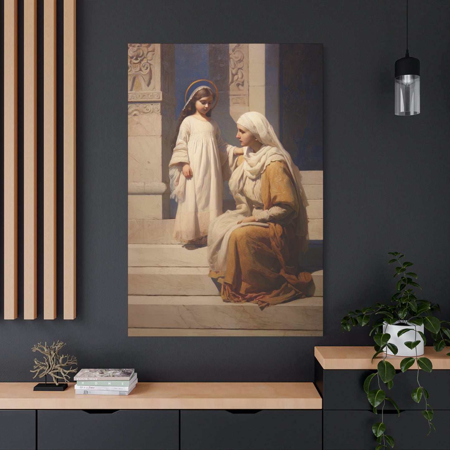 The Feast of the Presentation of the Blessed Mary - Gallery Wrapped Canvas - Print - Religious Art for your Home - Catholic