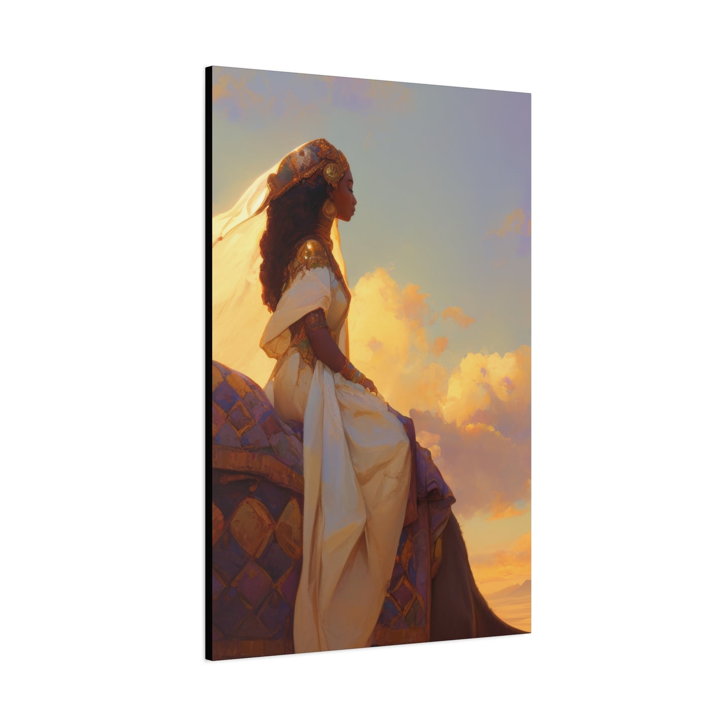 Queen of Sheba - Gallery Wrapped Canvas - Print - Religious Art for your Home - Catholic Art