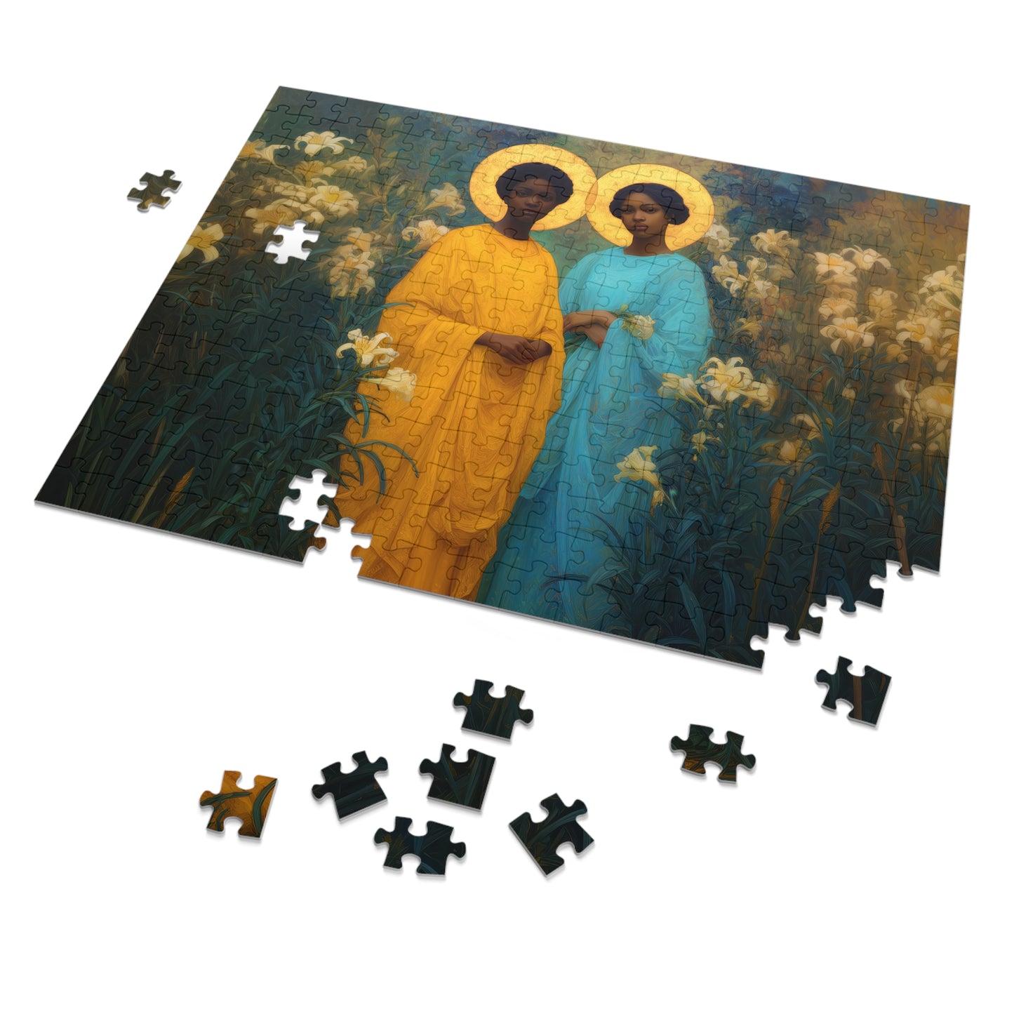 Saint Perpetua and Saint Felicity - Puzzle and Keepsake Tin - Religious Jigsaw Puzzle (30, 110, 252, 500,1000) - Gift for Catholic Families