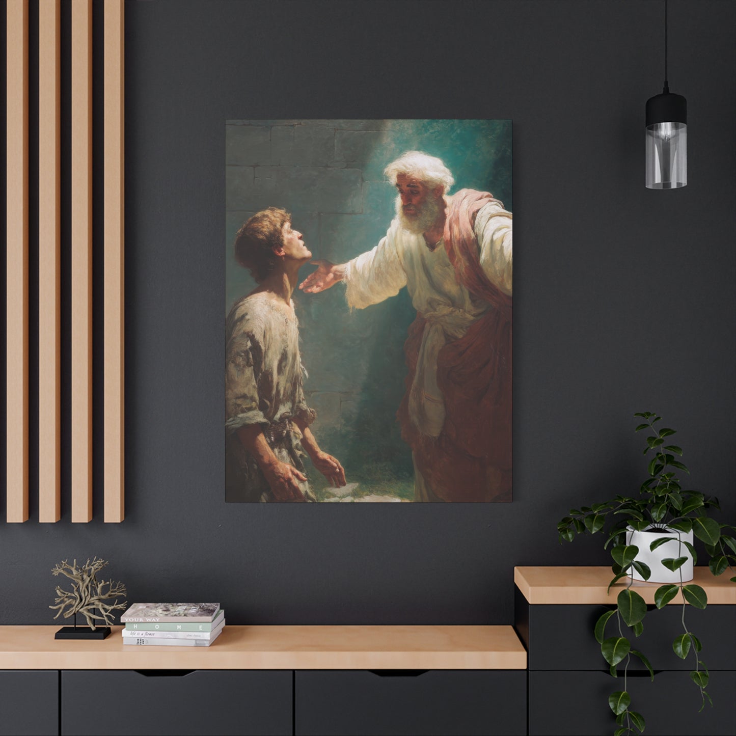Homecoming of the Prodigal Son - Gallery Wrapped Canvas - Print - Religious Art for your Home - Catholic Art Print