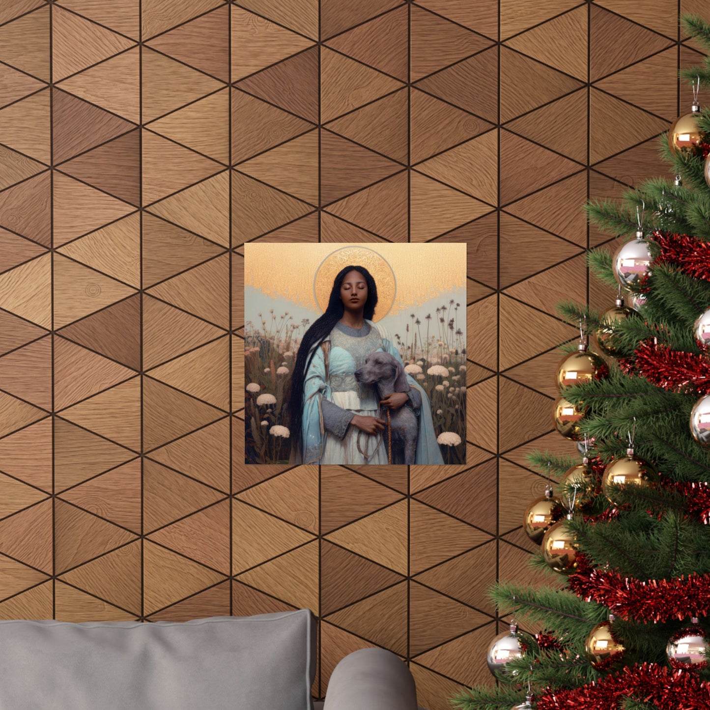 Saint Quiteria - Sanctified Souls Print - Multiple Sizes - Premium Matte Vertical Posters