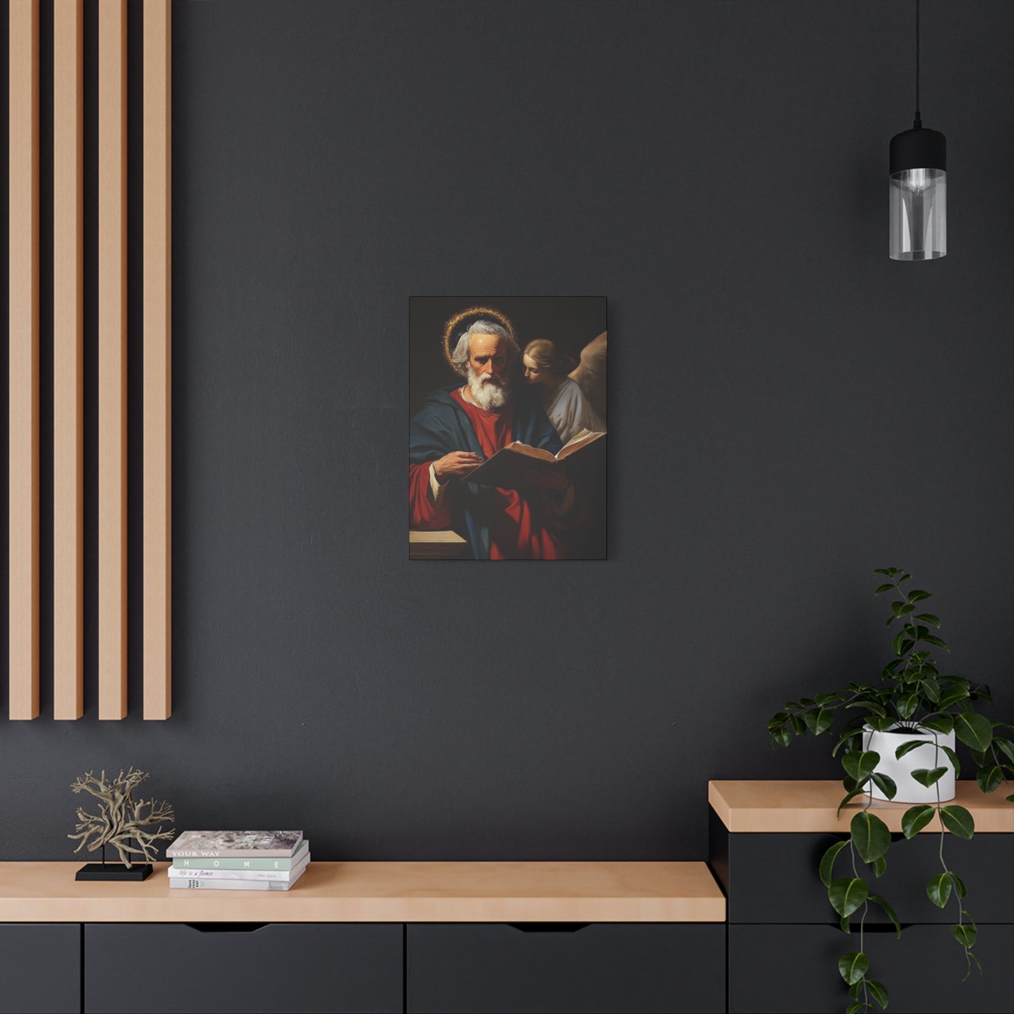 Saint Matthew the Apostle - Gallery Wrapped Canvas - Print - Religious Art for your Home - Catholic