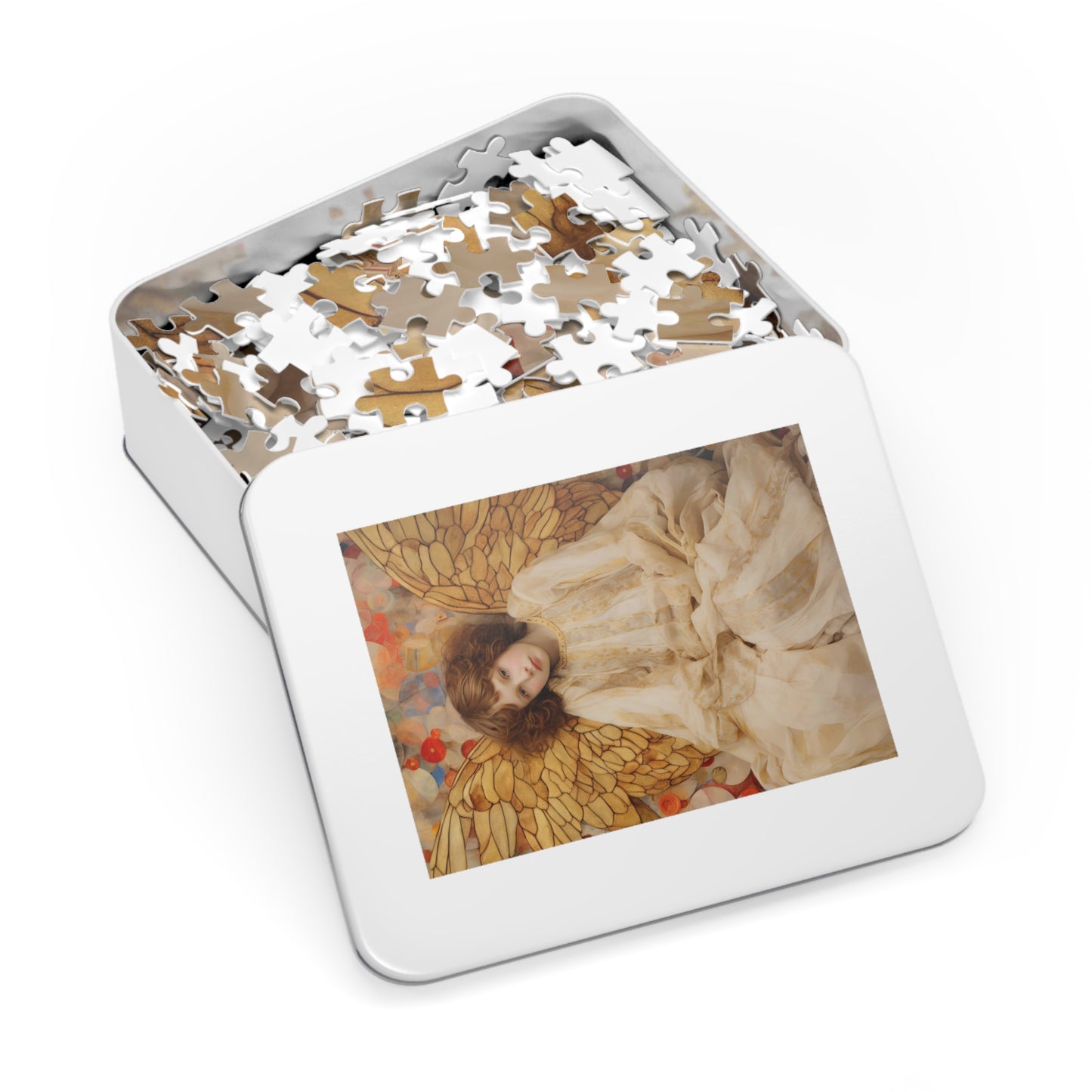 Guiding Light - Puzzle and Keepsake Tin - Religious Jigsaw Puzzle (30, 110, 252, 500,1000-Piece) - Religious Puzzle - Guardian Angel