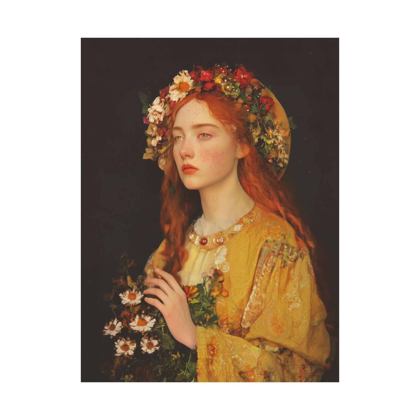Radiance of Repentance - Mary Magdalene's Renewal - Catholic home - Multiple Sizes - Premium Poster - Catholic Art - Christian Decor