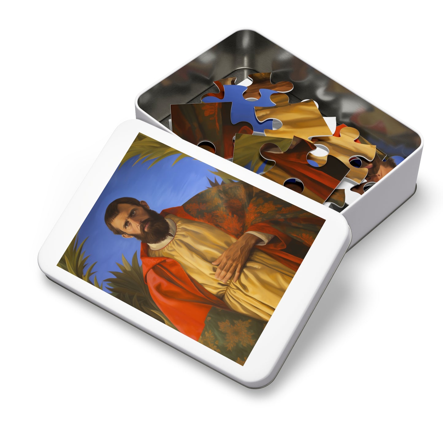 Saint Thomas the Apostle - Puzzle and Keepsake Tin - Jigsaw Puzzle (30, 110, 252, 500,1000-Piece) - Religious Puzzle