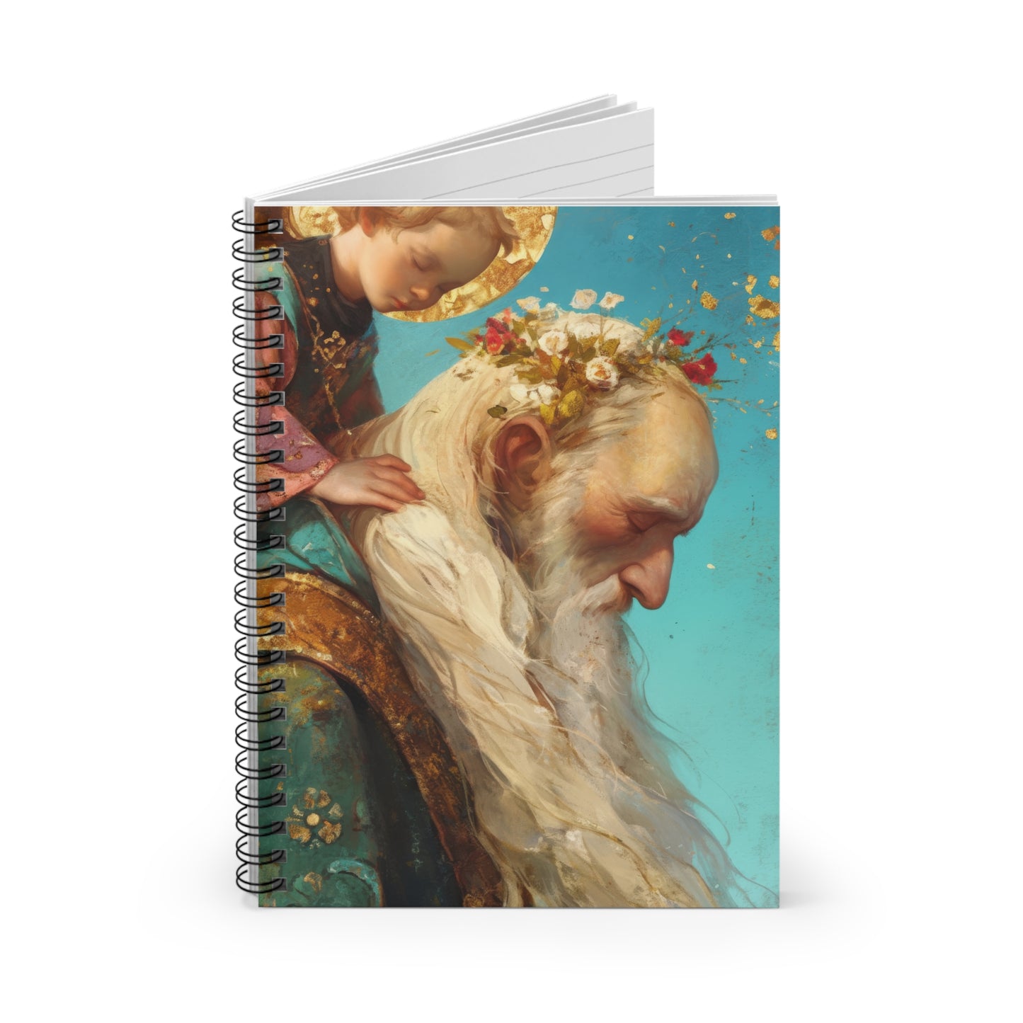 Saint Alexis Falconieri - Sanctified Souls Art - Religious - Spiral Notebook - Ruled - Catholic - Devotional Journal - Diary