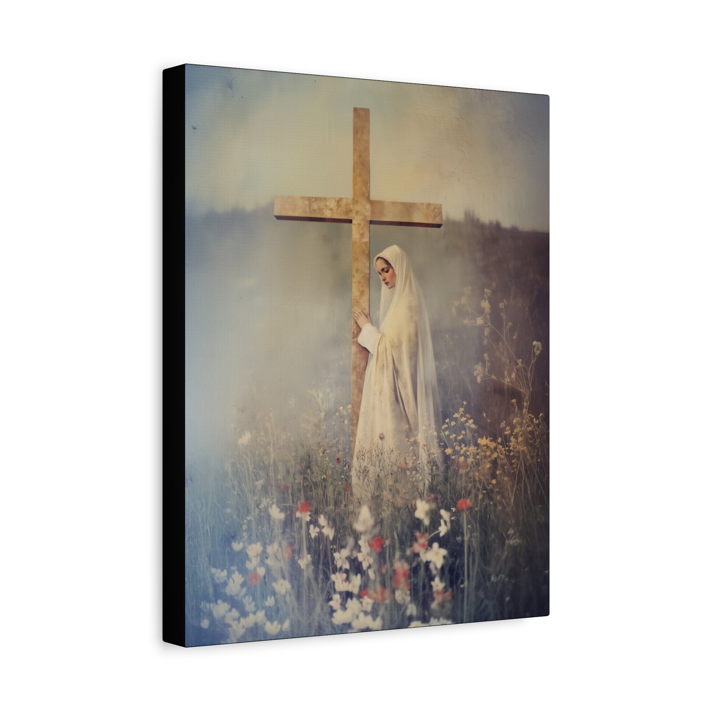 The Feast of the Exaltation of the Holy Cross - Multiple Sizes - Catholic Home art - Museum Wrapped Canvas - Sanctified Souls Print