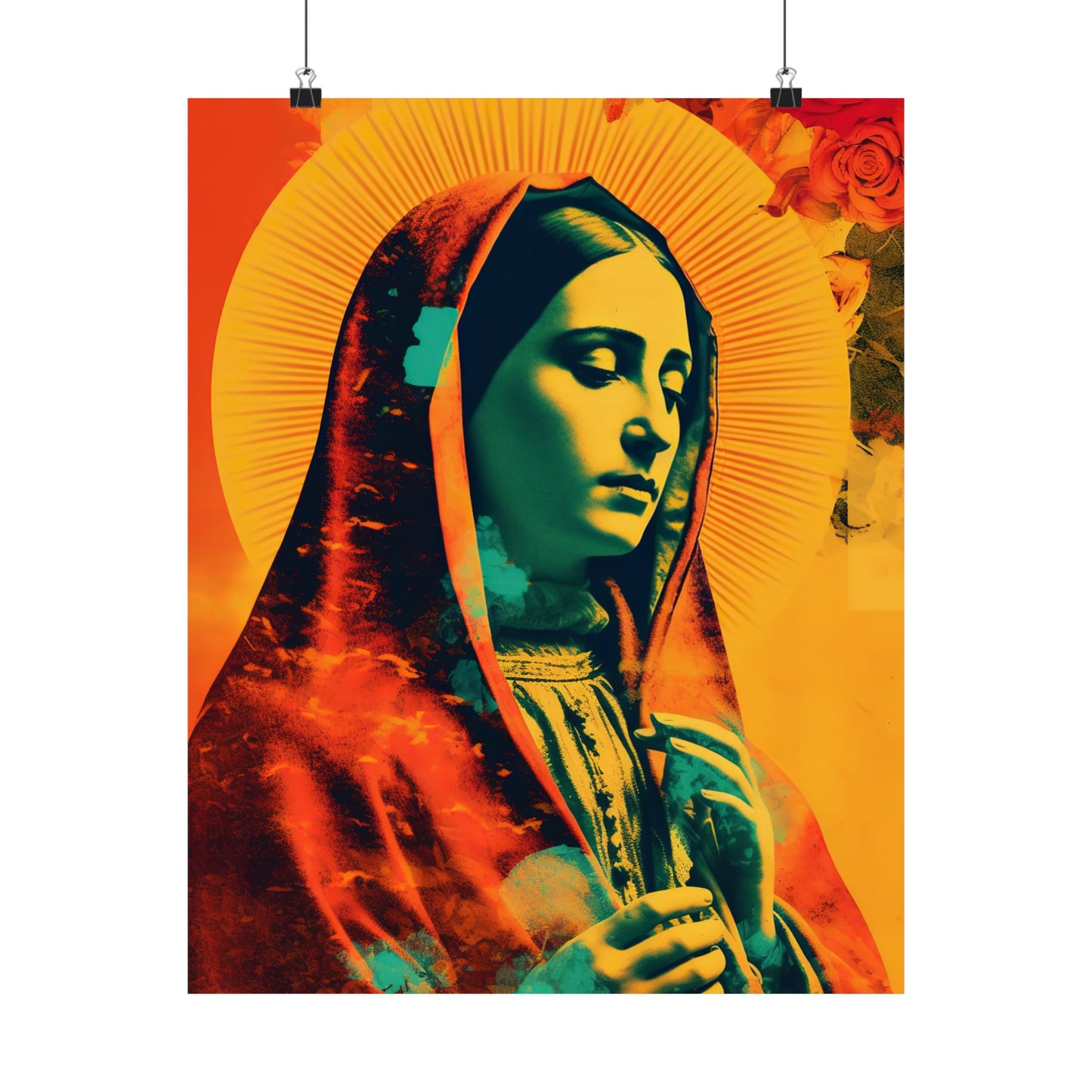 Our Lady's Abundant Love  - Sanctified Souls Print - Multiple Sizes - Premium Matte Vertical Posters - Virgin Mary