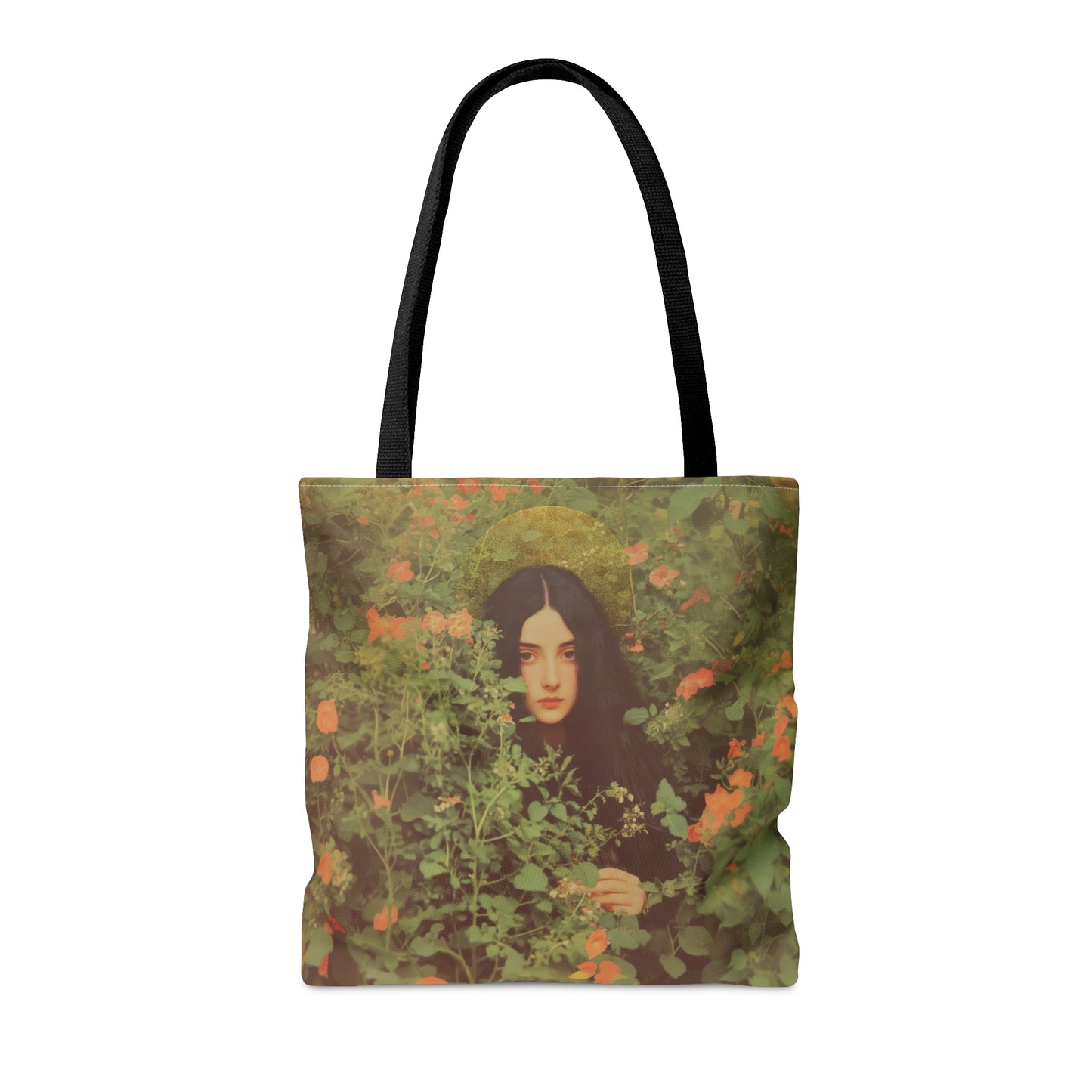 Saint Eve - Tote Bag - Large Medium Small Faith Art Bag - Catholic Faith Purse - Double Sided