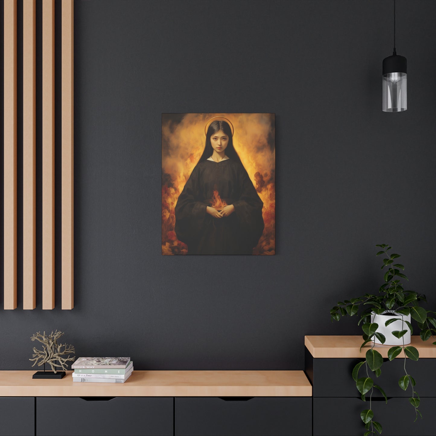Blessed Mary Magdalen Kiota - Museum Wrapped Canvas - Print - Religious Art for your Home - Christian print - Prayer Room Catholic Saint