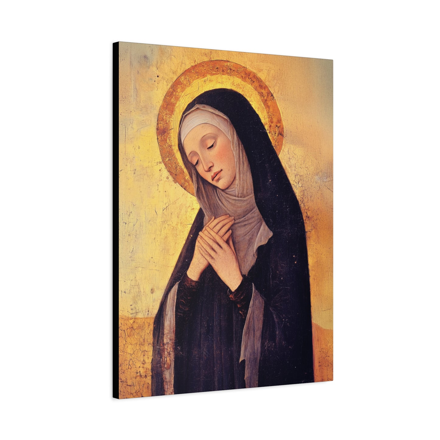 Saint Syncletica of Alexandria - Desert Mother - Gallery Wrapped Canvas - Print - Religious Art for your Home - Catholic