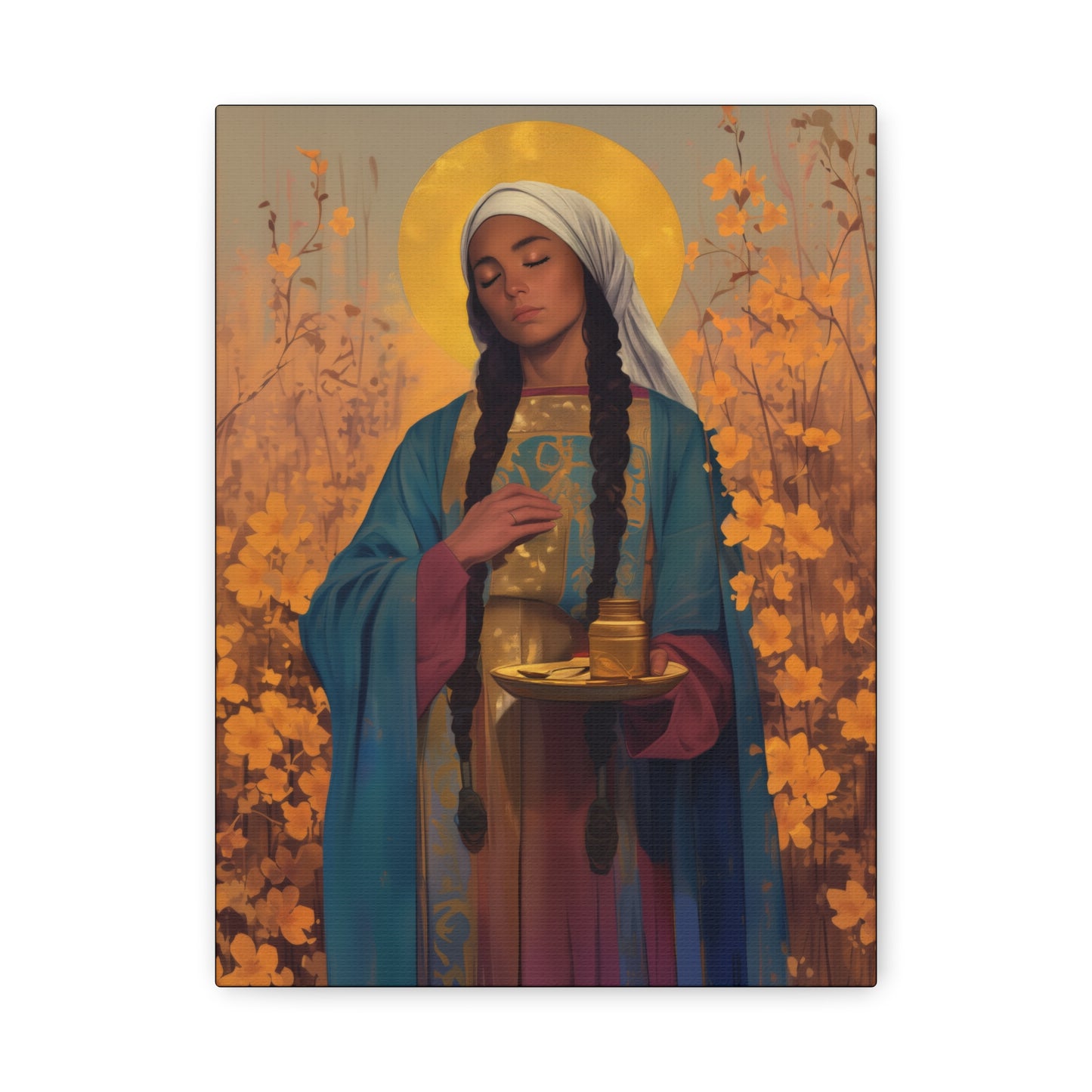 Saint Hermione of Ephesus - Gallery Wrapped Canvas - Print - Religious Art for your Home - Catholic Art Print