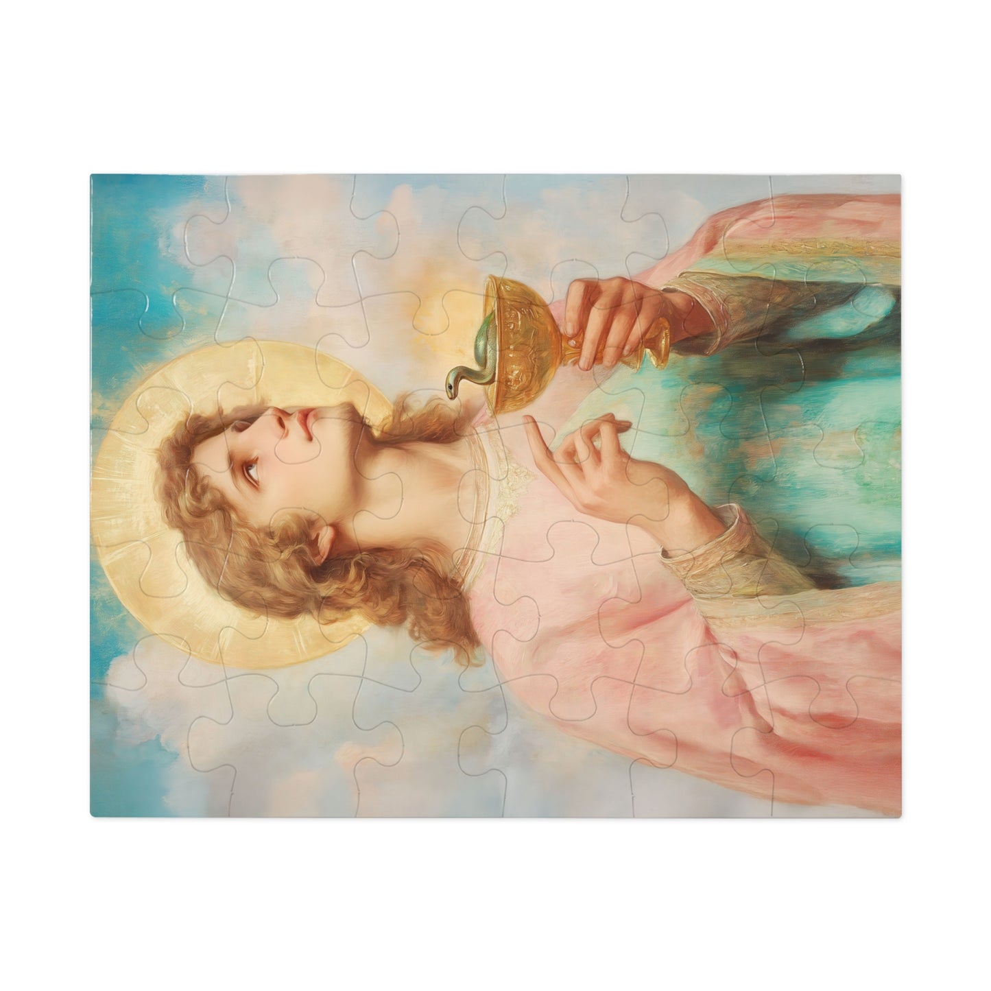 Saint John the Apostle - Puzzle and Keepsake Tin - Religious Jigsaw Puzzle (30, 110, 252, 500,1000-Piece) - Religious Puzzle