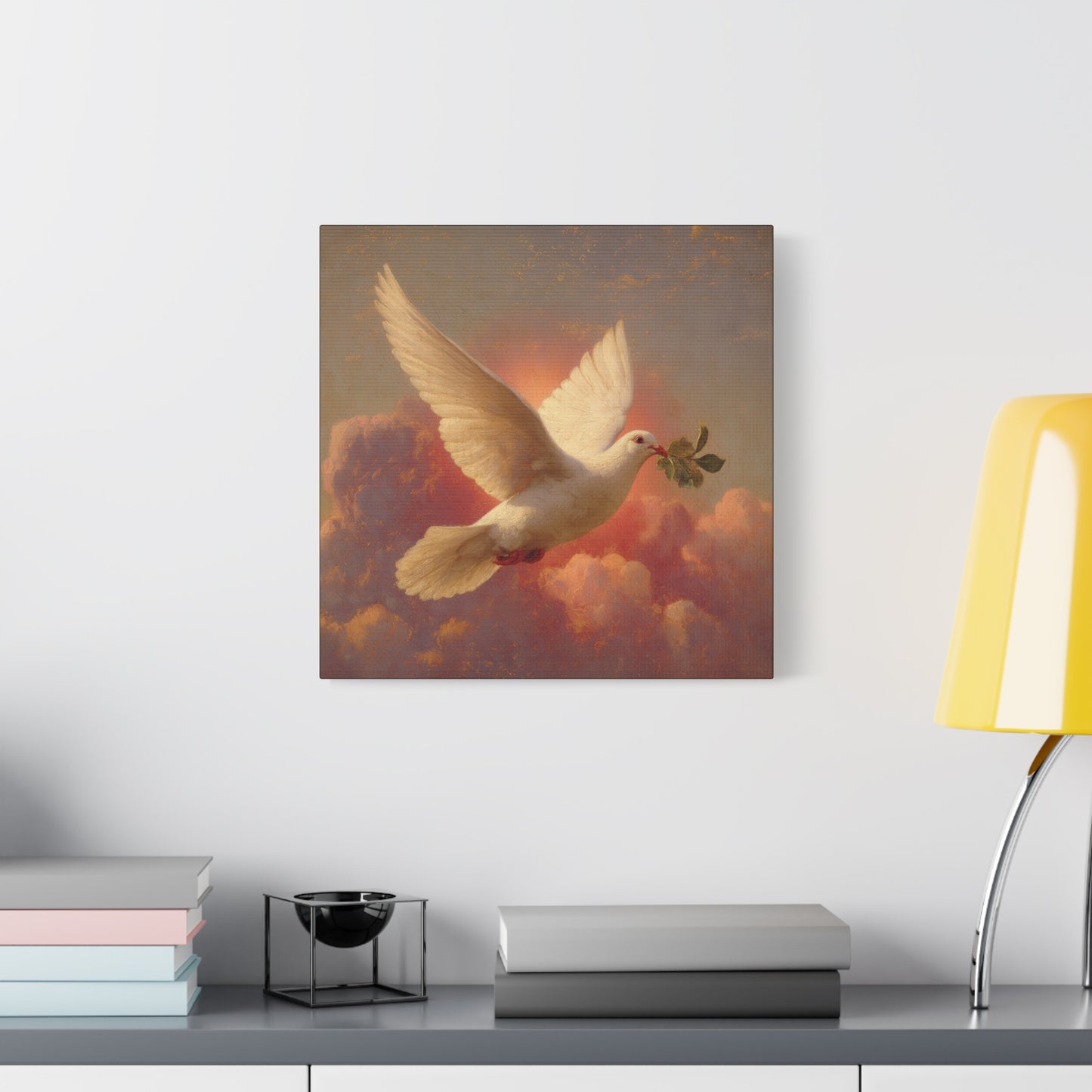 The Spirit Who Restored the Horizon - Holy Spirit - The Dove- Gallery Wrapped Canvas - Print - Religious Art for your Home - Catholic