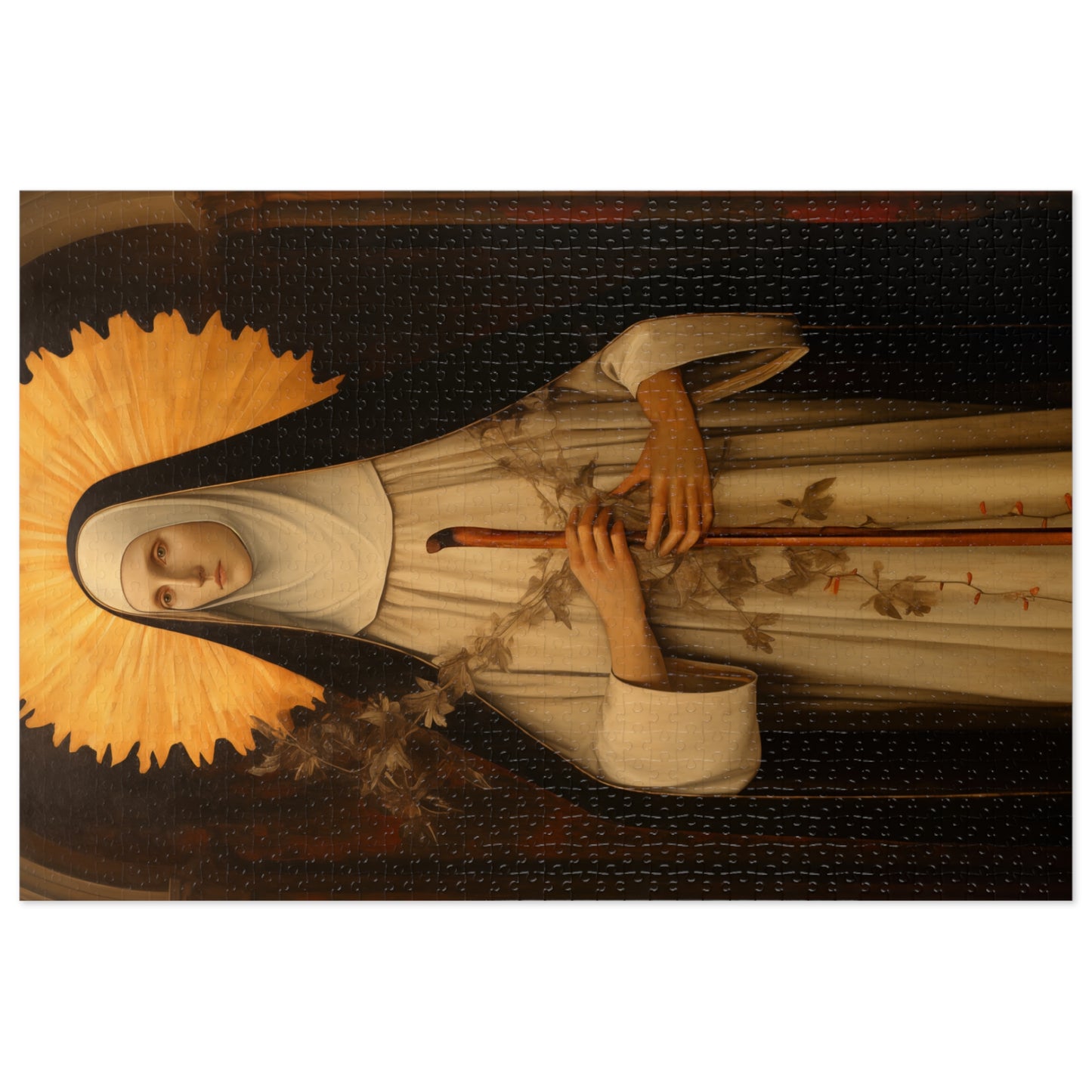 Saint Margaret of Castello - Puzzle and Keepsake Tin - Jigsaw Puzzle (30, 110, 252, 500,1000-Piece) - Religious Puzzle