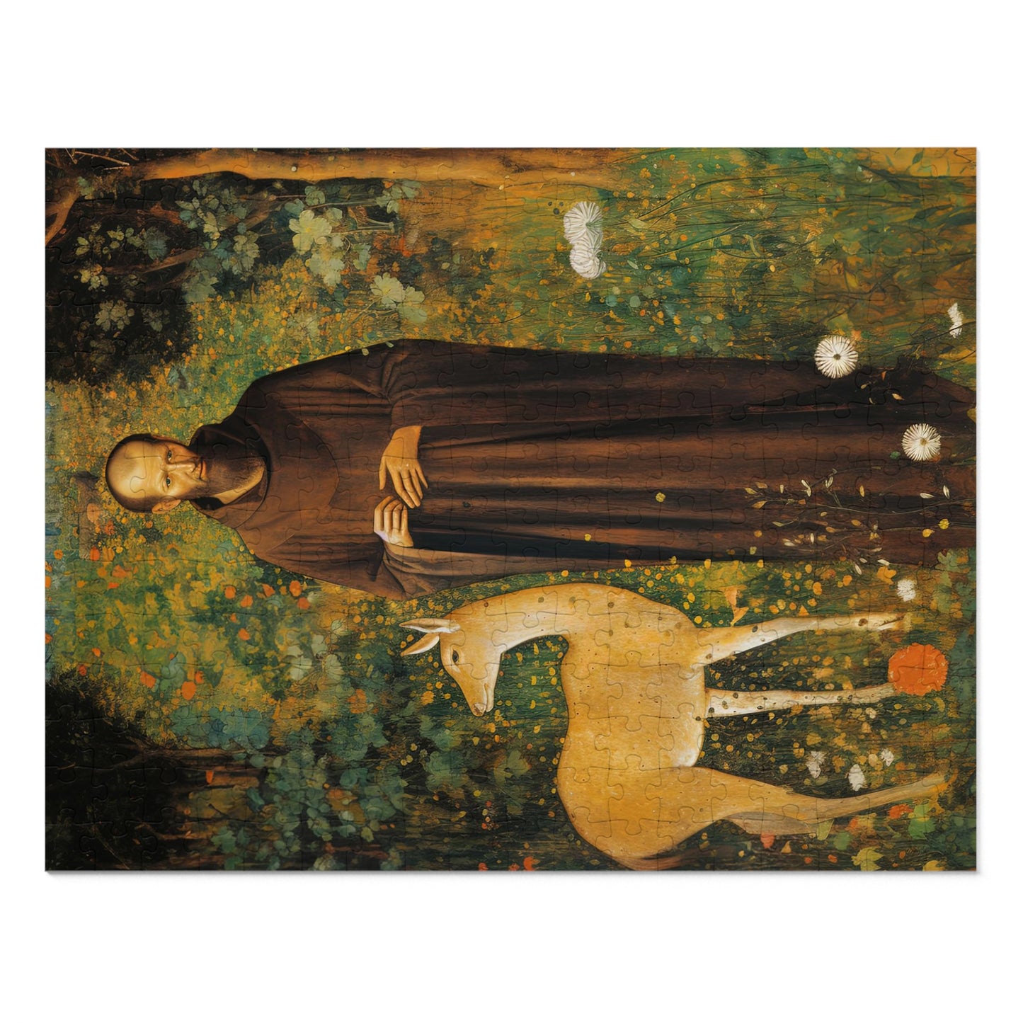 Saint Giles - Puzzle and Keepsake Tin - Religious Jigsaw Puzzle (30, 110, 252, 500,1000-Piece) - Religious Puzzle