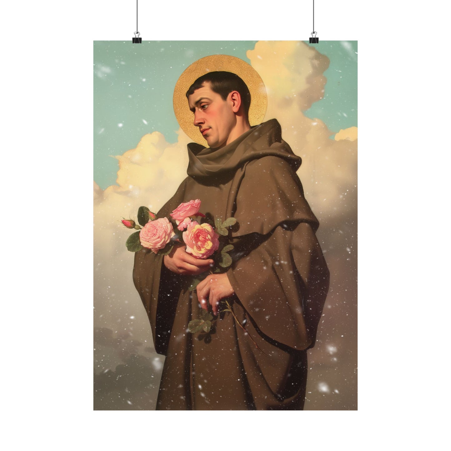 Saint Didacus of Alcala - Sanctified Souls Print - Multiple Sizes - Premium Matte Vertical Posters