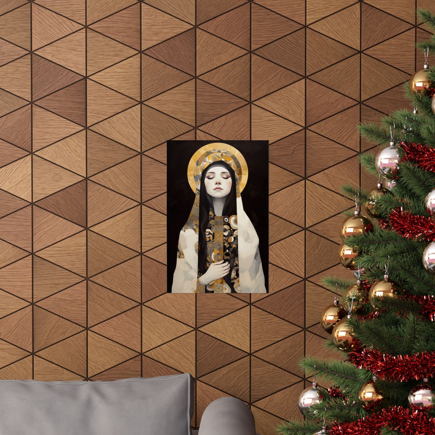 Saint Marie Magdalen Postel Print - Sanctified Souls Print - Multiple Sizes - Premium Matte Vertical Posters