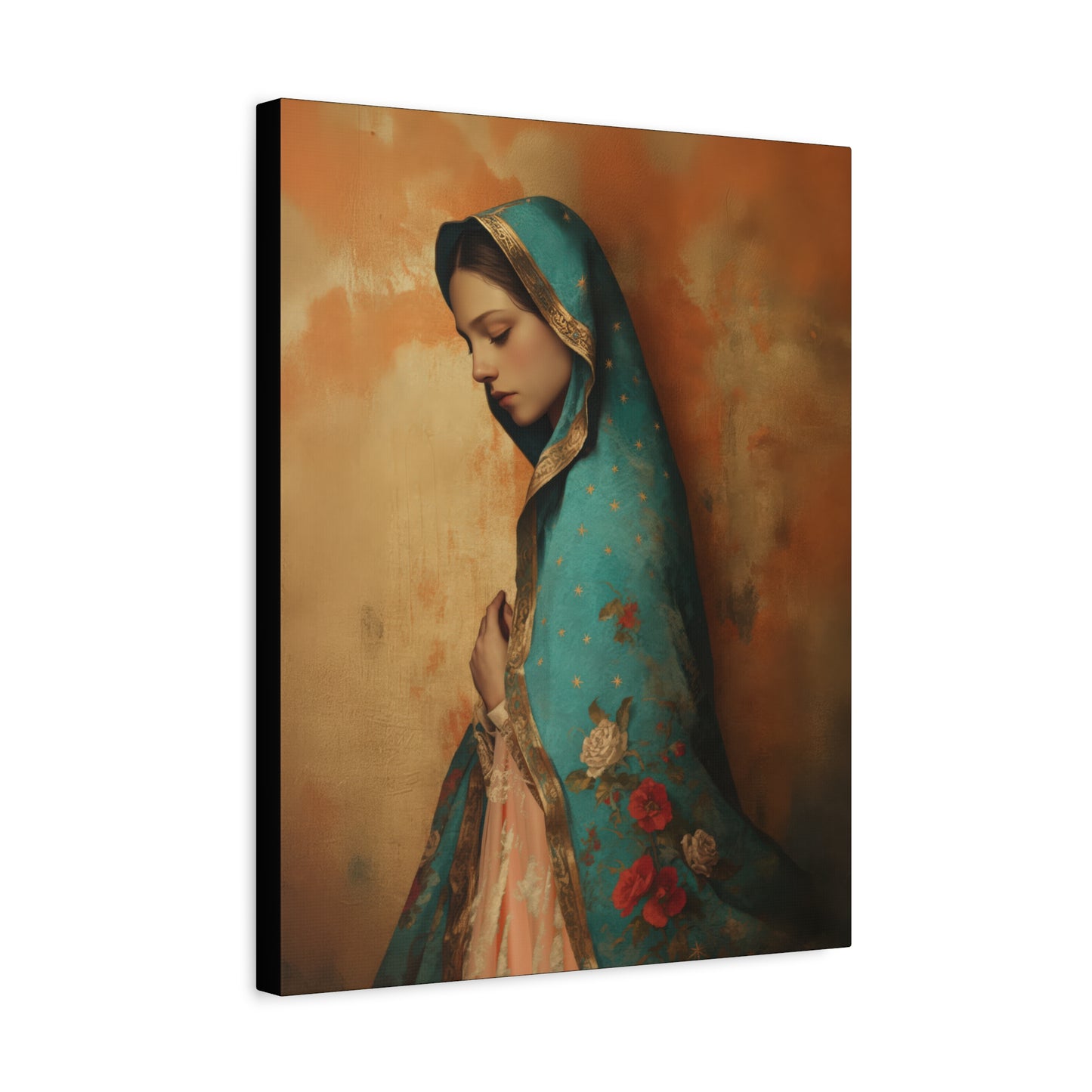 Our Lady of Guadalupe - Gallery Wrapped Canvas - Print - Religious Art for your Home - Catholic Art