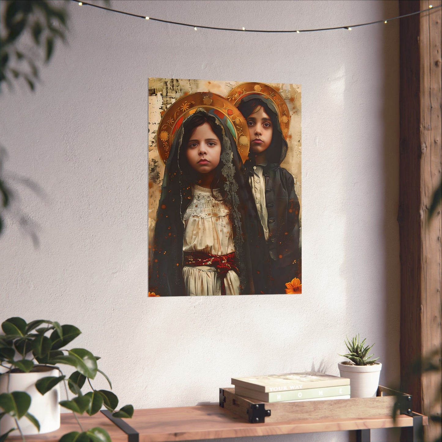 Saints Jacinta and Francisco Marto - Sanctified Souls Print - Multiple Sizes - Premium Matte Vertical Posters