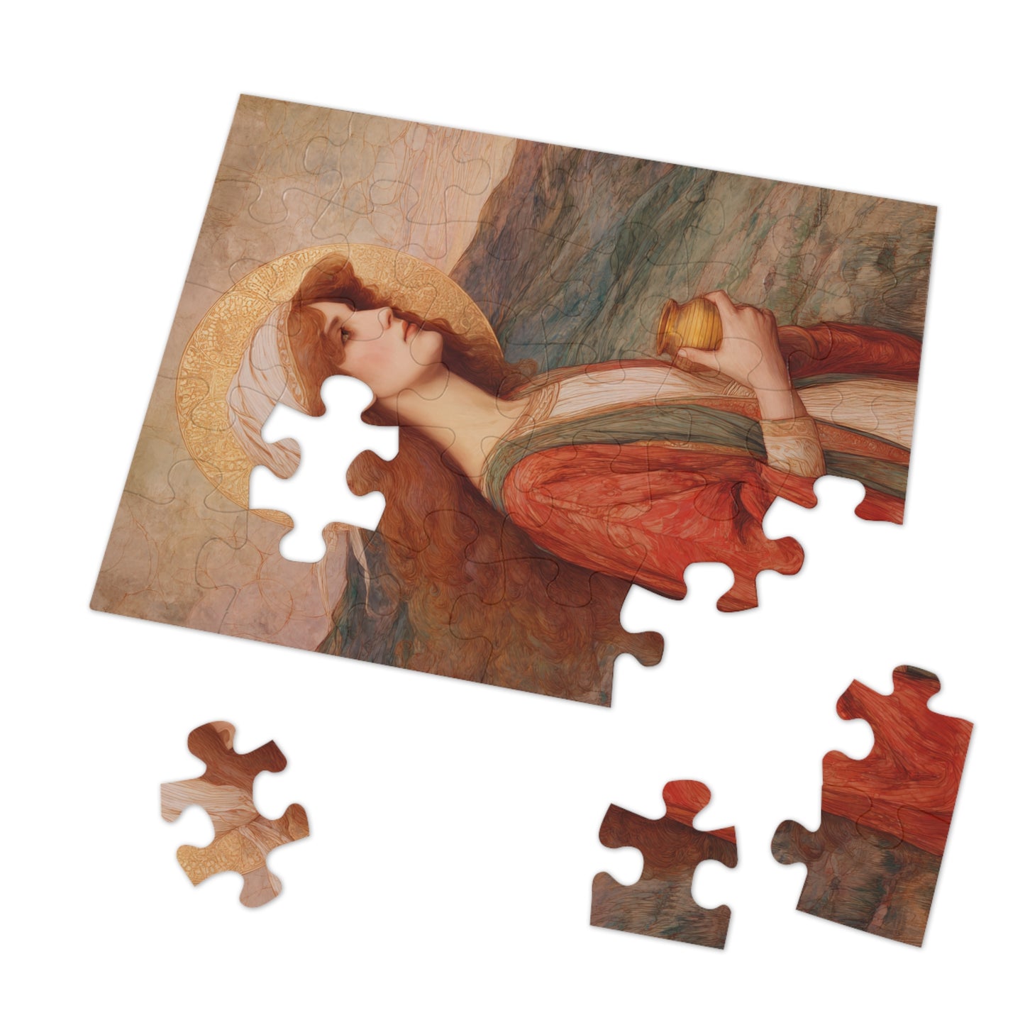 Saint Joanna  - Puzzle & Keepsake Tin - Religious Jigsaw Puzzle (30, 110, 252, 500,1000-Piece)